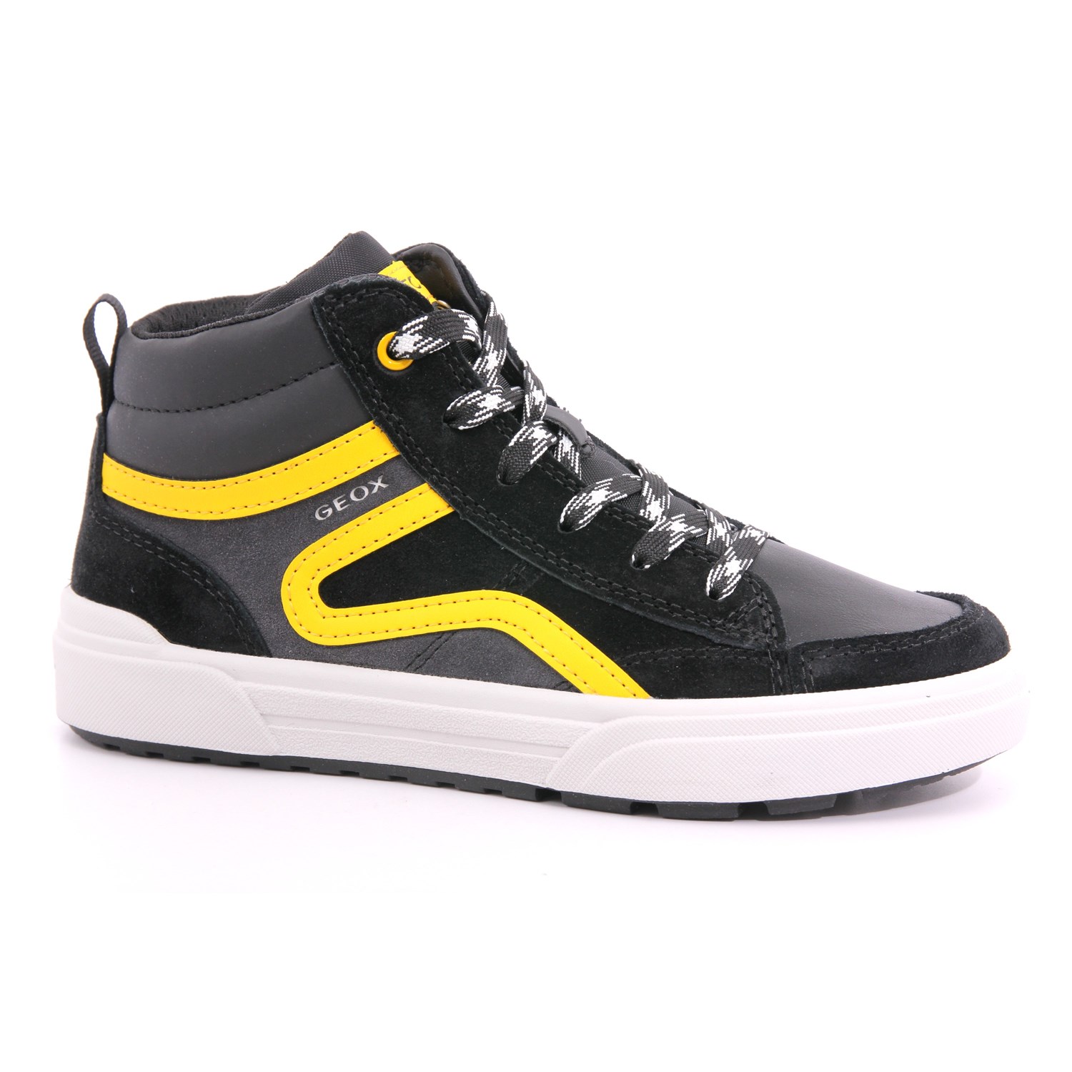 Scarpa Allacciata Geox Bambino Nero Scarpa Allacciata Geox Bambino Nero Scarpe 470 - J26HAB