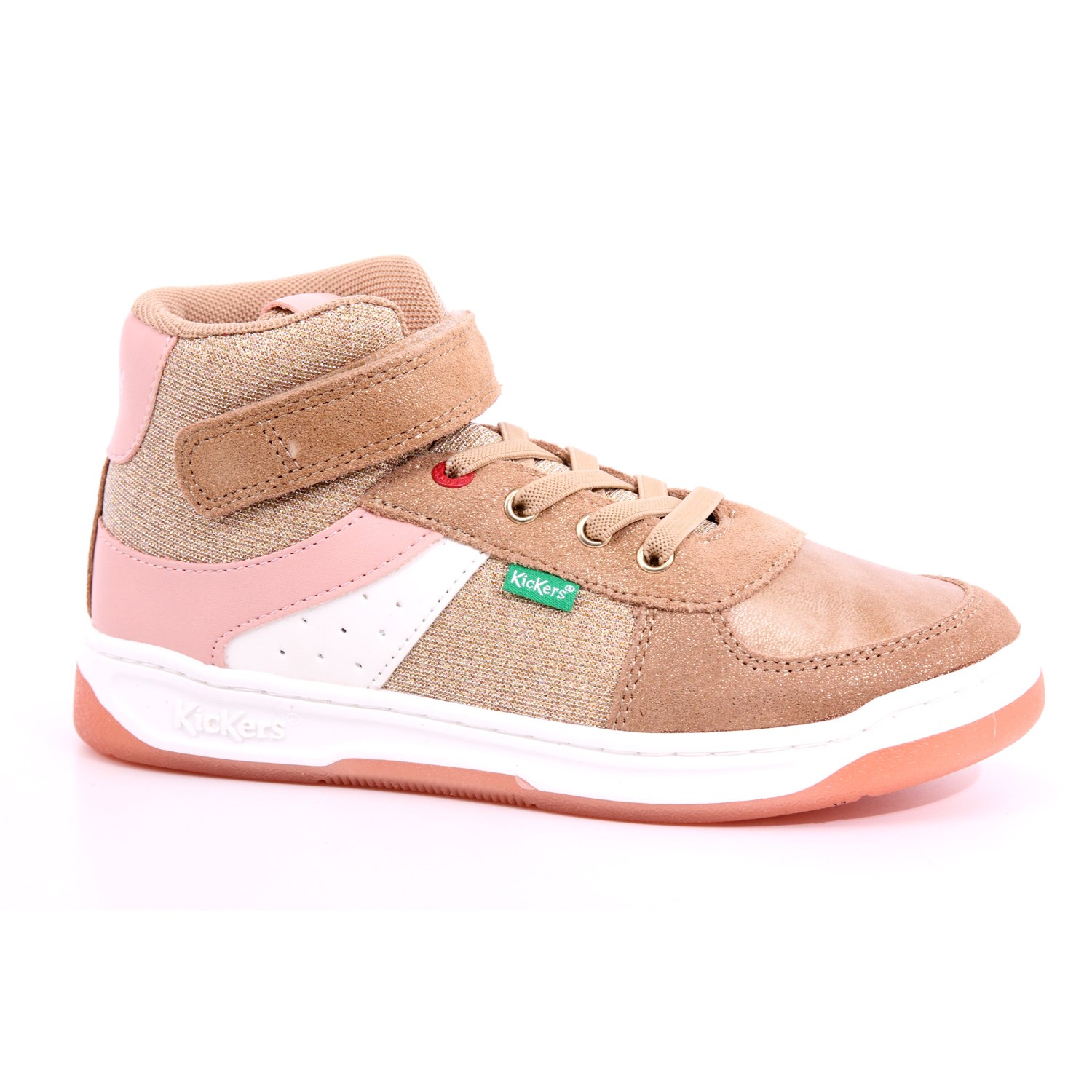 Scarpa Strappi + Elastico Kickers Bambina Beige Scarpa Strappi + Elastico Kickers Bambina Beige Scarpe 37 - 910870