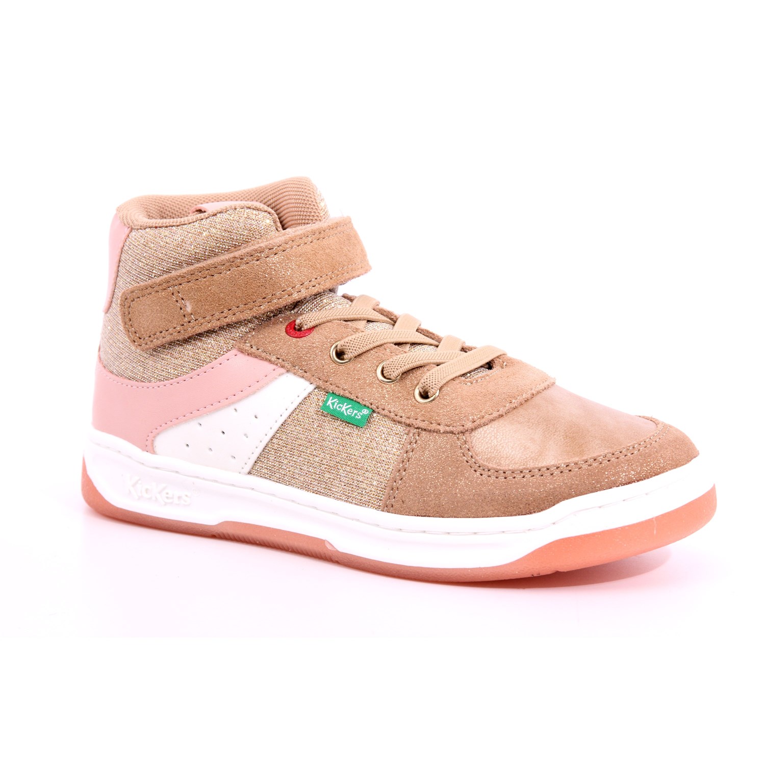 Scarpa Strappi + Elastico Kickers Bambina Beige Scarpa Strappi + Elastico Kickers Bambina Beige Scarpe 37 - 910870