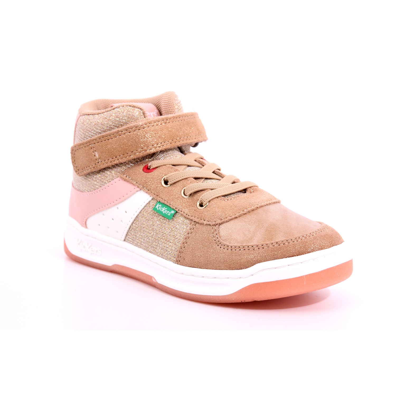 Scarpa Strappi + Elastico Kickers Bambina Beige Scarpa Strappi + Elastico Kickers Bambina Beige Scarpe 37 - 910870