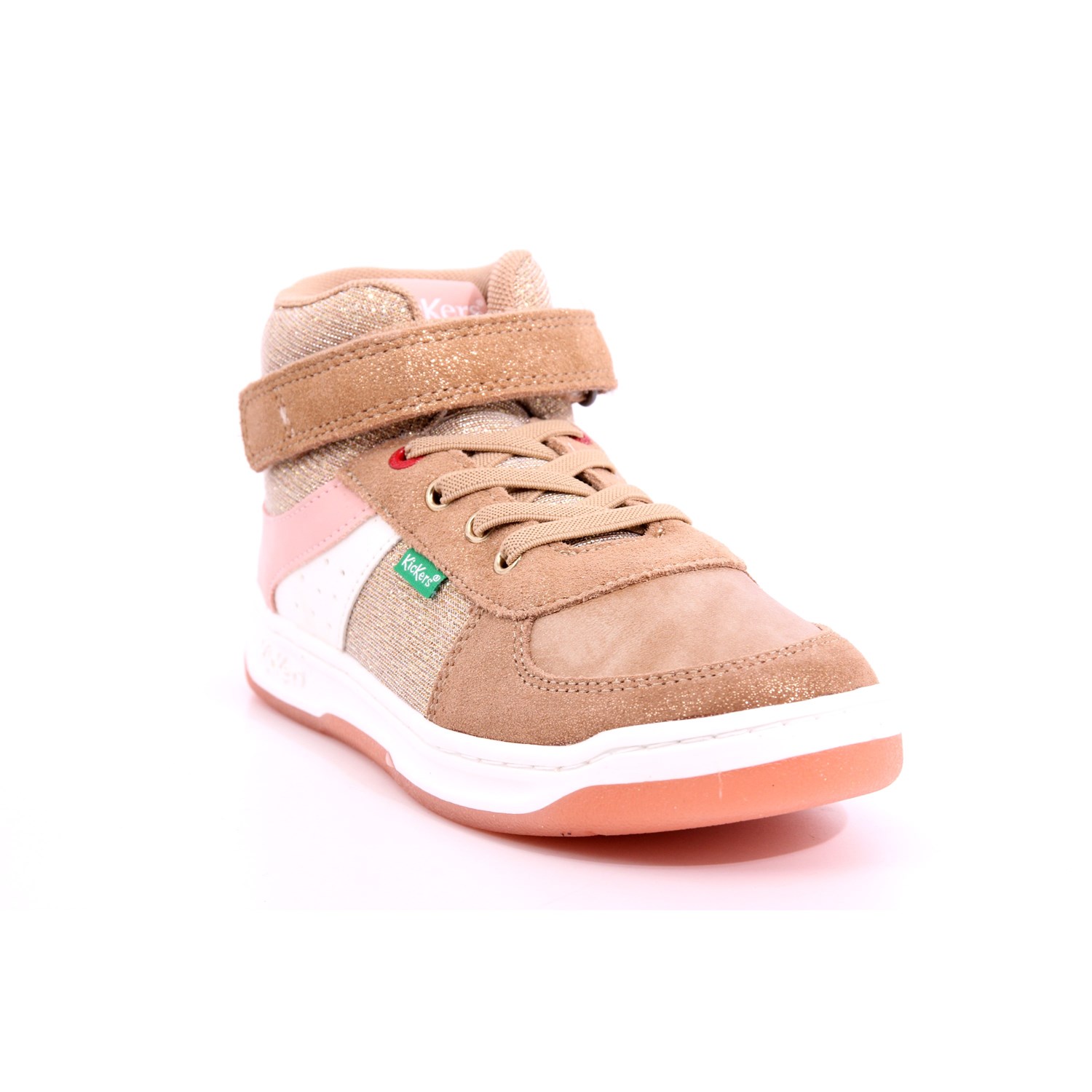 Scarpa Strappi + Elastico Kickers Bambina Beige Scarpa Strappi + Elastico Kickers Bambina Beige Scarpe 37 - 910870