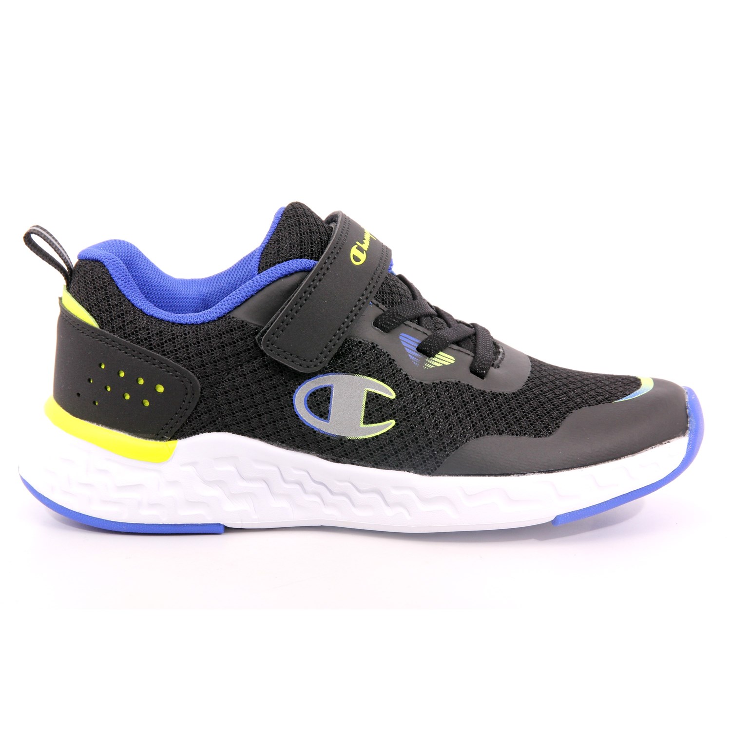 Scarpa Strappi + Elastico Champion Bambino Nero Scarpa Strappi + Elastico Champion Bambino Nero Scarpe 935 - S32664