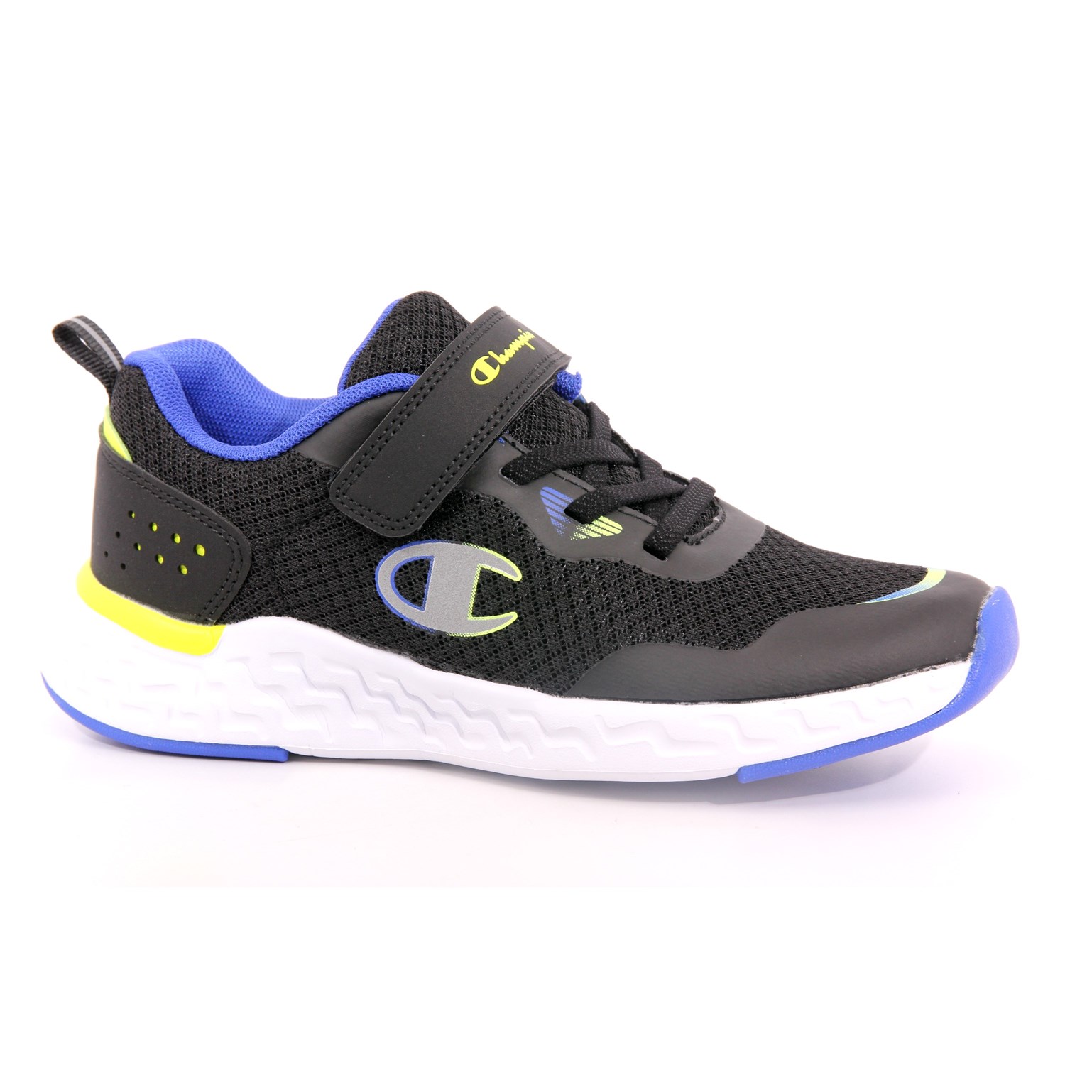 Scarpa Strappi + Elastico Champion Bambino Nero Scarpa Strappi + Elastico Champion Bambino Nero Scarpe 935 - S32664