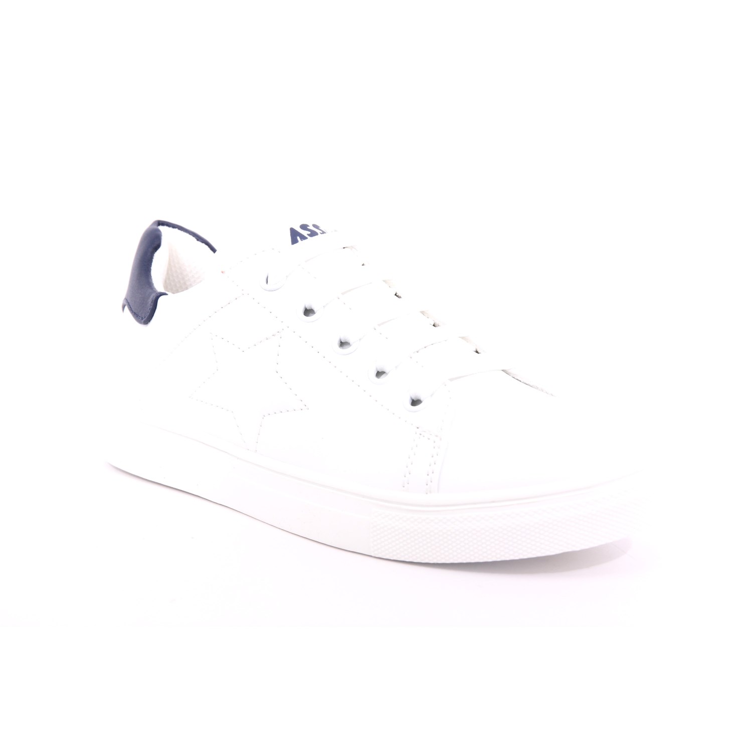 Scarpa Allacciata Asso Bambino Bianco Scarpa Allacciata Asso Bambino Bianco Scarpe 520 - AG14606A