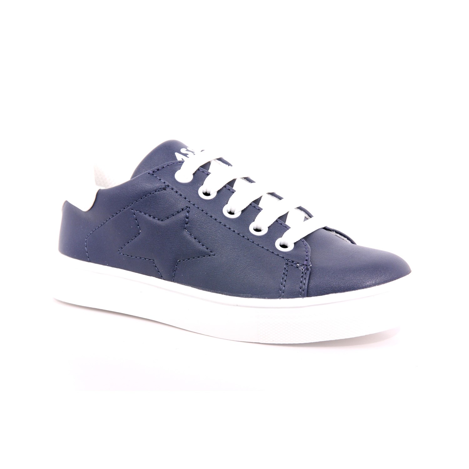 Scarpa Allacciata Asso Bambino Blu Scarpa Allacciata Asso Bambino Blu Scarpe 521 - AG14606B