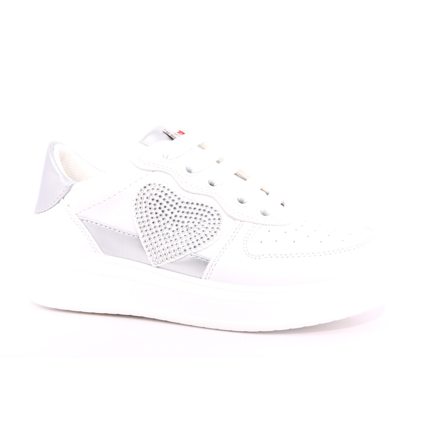 Scarpa Allacciata Asso Bambina Bianco Scarpa Allacciata Asso Bambina Bianco Scarpe 523 - AG14521C