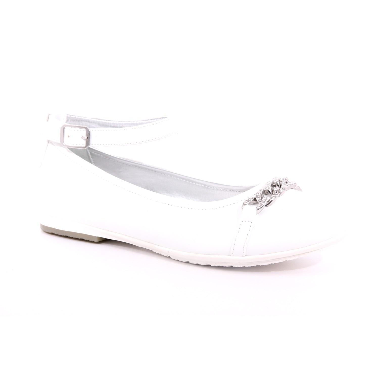 Ballerina Cerimonia Asso Bambina Bianco Ballerina Cerimonia Asso Bambina Bianco Scarpe 525 - AG14505A