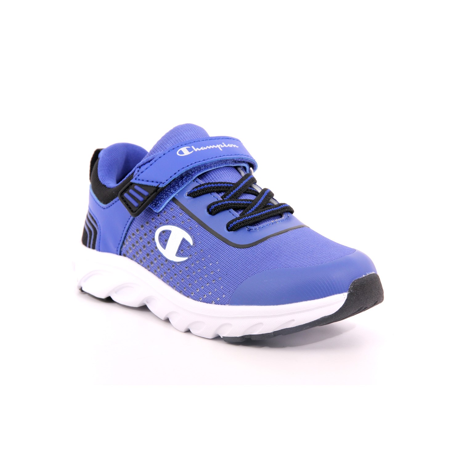 Scarpa Strappi + Elastico Champion Bambino Azzurro Scarpa Strappi + Elastico Champion Bambino Azzurro Scarpe 940 - S32466