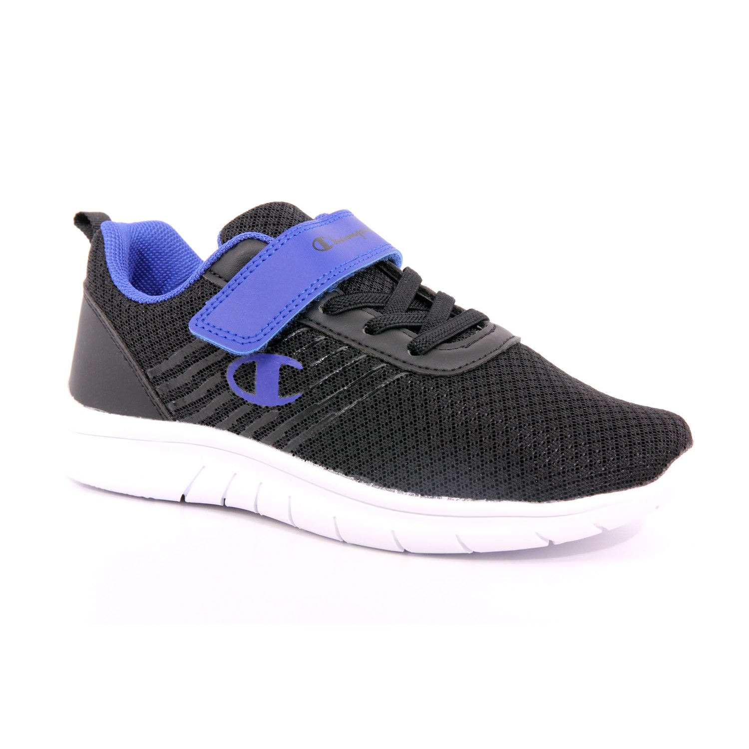 Scarpa Strappi + Elastico Champion Bambino Nero Scarpa Strappi + Elastico Champion Bambino Nero Scarpe 945 - S32479