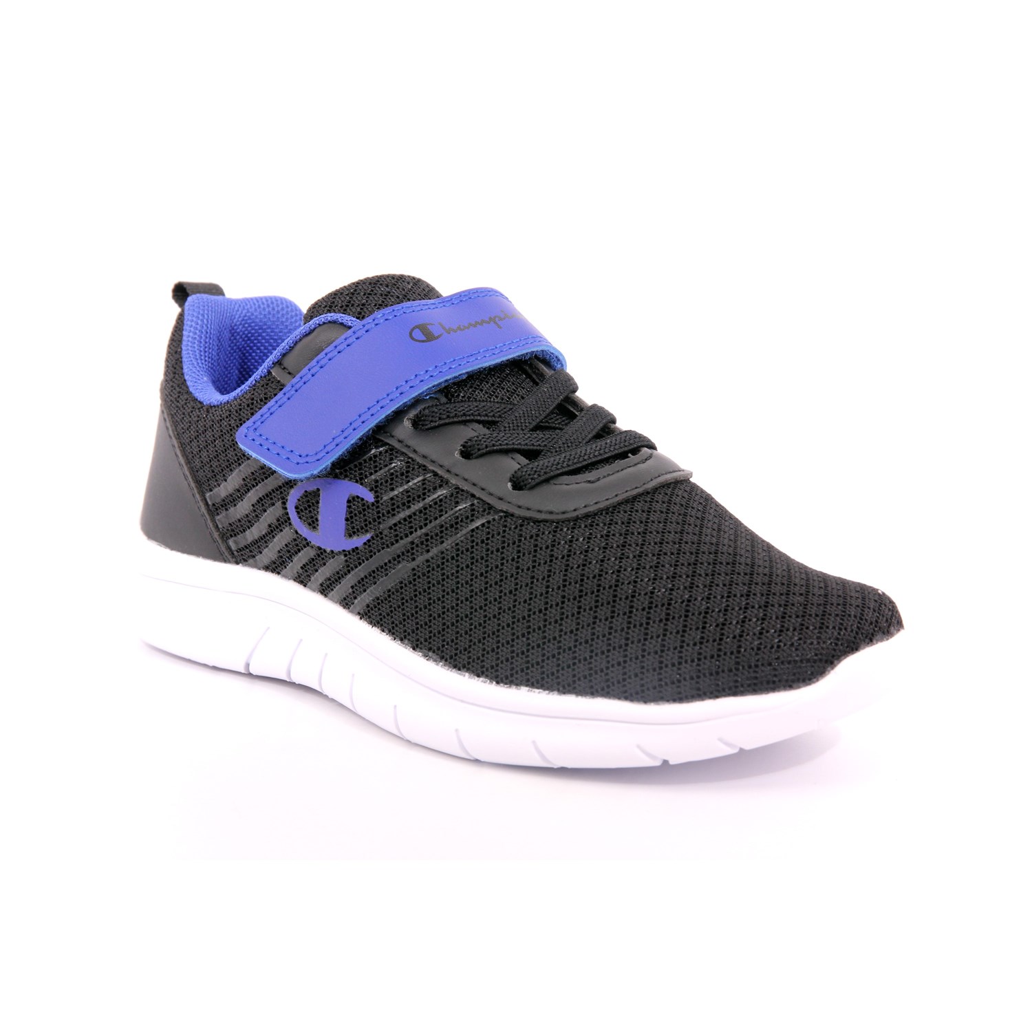 Scarpa Strappi + Elastico Champion Bambino Nero Scarpa Strappi + Elastico Champion Bambino Nero Scarpe 945 - S32479