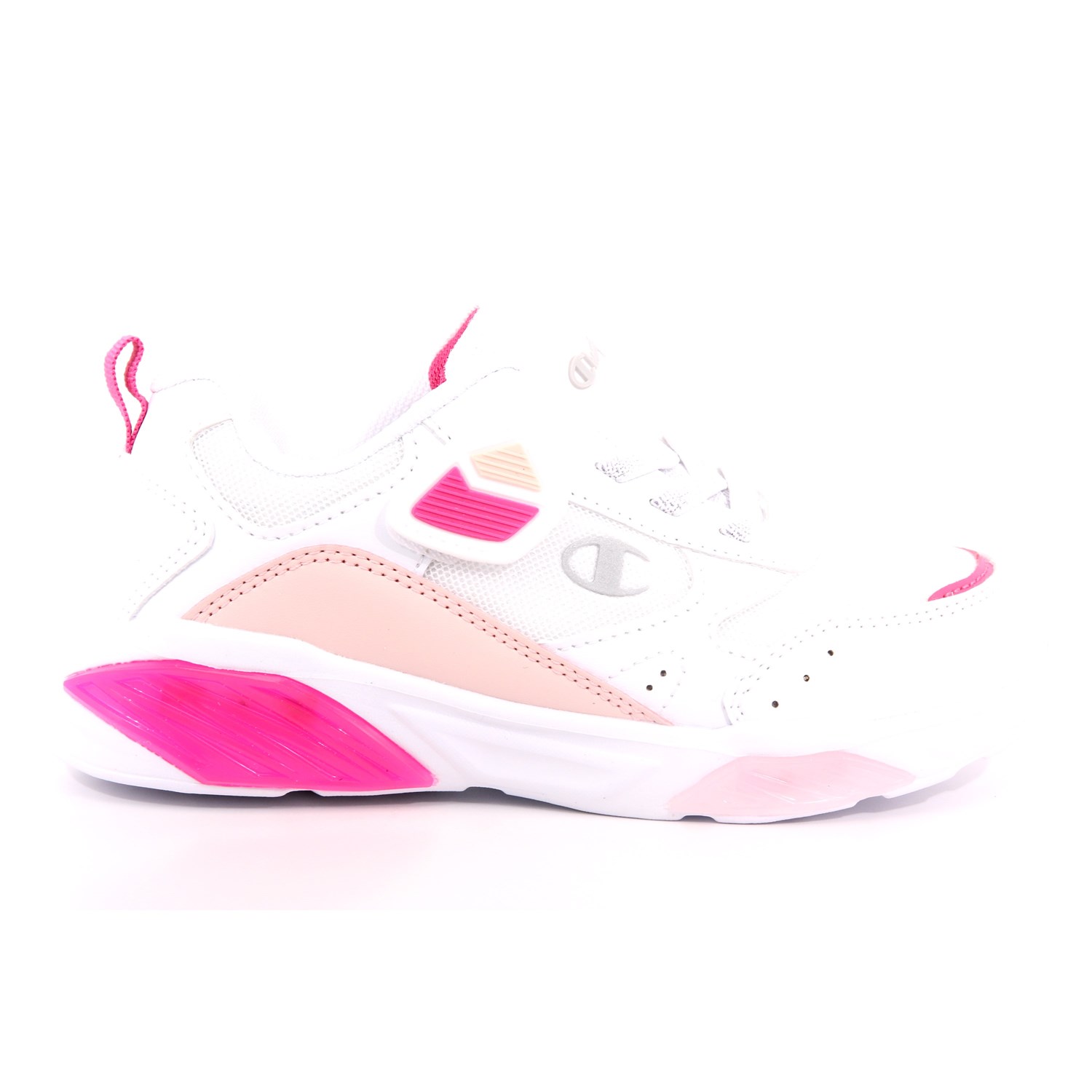Scarpa Strappi + Elastico Champion Bambina Bianco Scarpa Strappi + Elastico Champion Bambina Bianco Scarpe 962 - S32782