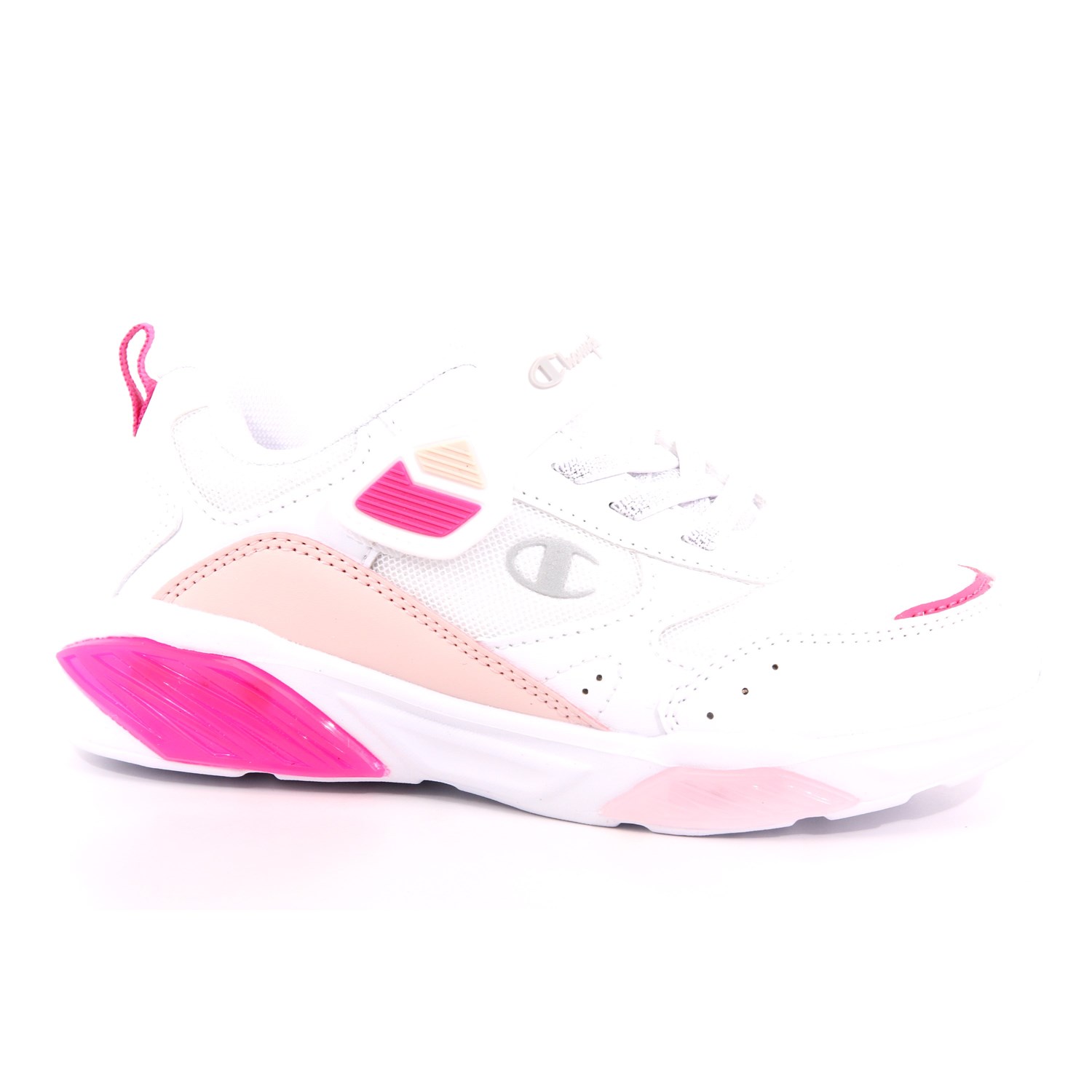 Scarpa Strappi + Elastico Champion Bambina Bianco Scarpa Strappi + Elastico Champion Bambina Bianco Scarpe 962 - S32782