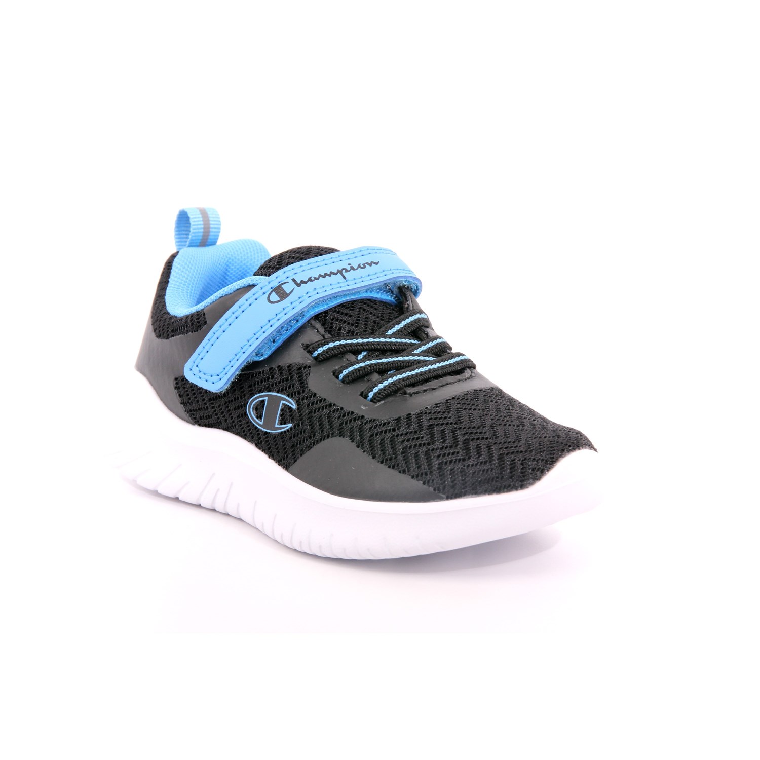 Scarpa Strappi + Elastico Champion Bambino Nero Scarpa Strappi + Elastico Champion Bambino Nero Scarpe 968 - S32453