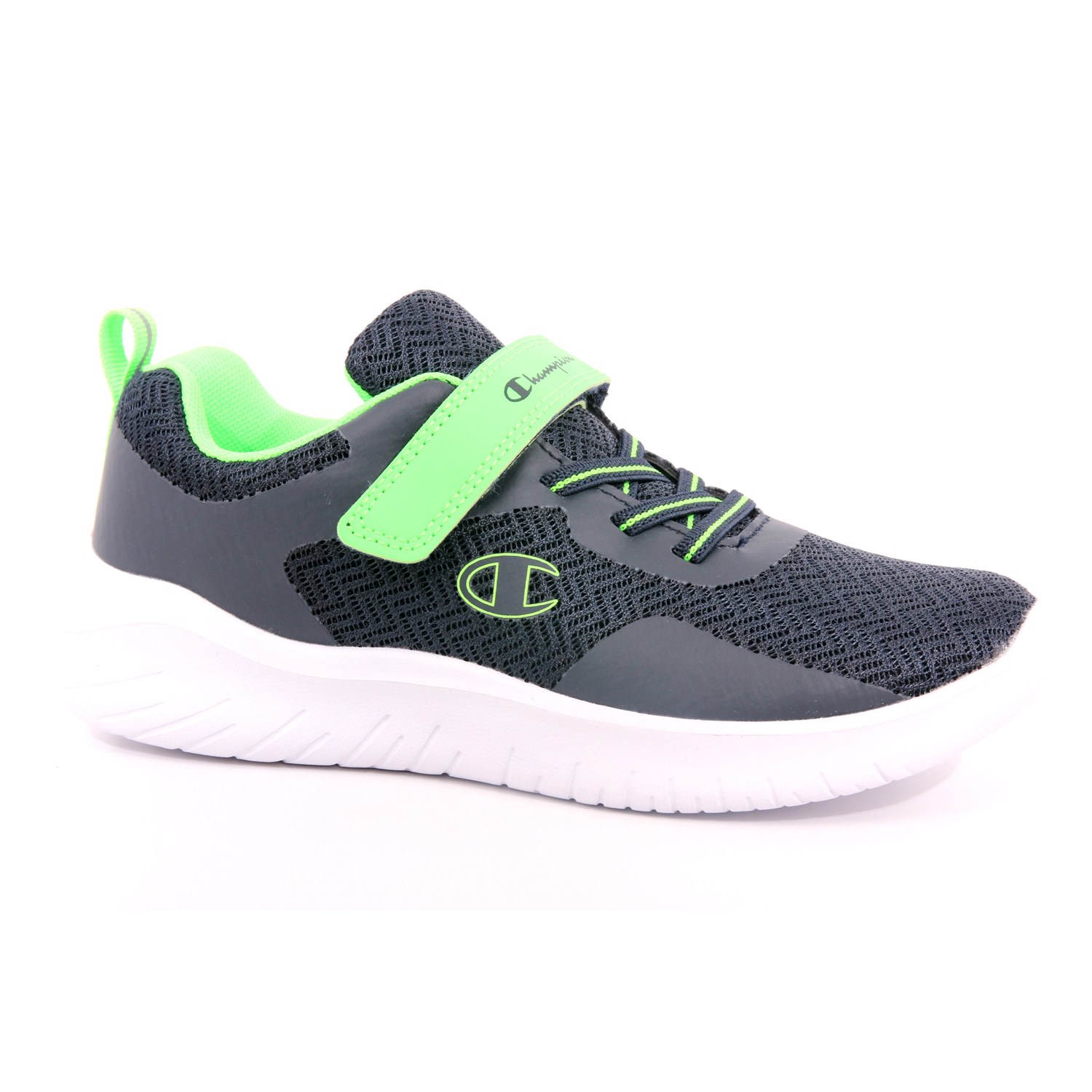 Scarpa Strappi + Elastico Champion Bambino Blu Scarpa Strappi + Elastico Champion Bambino Blu Scarpe 972 - S32454