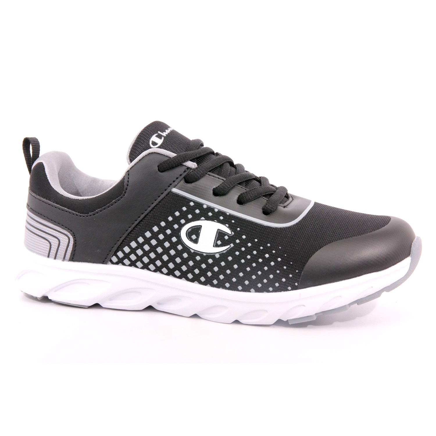 Scarpa Allacciata Champion Bambino Nero Scarpa Allacciata Champion Bambino Nero Scarpe 974 - S32468
