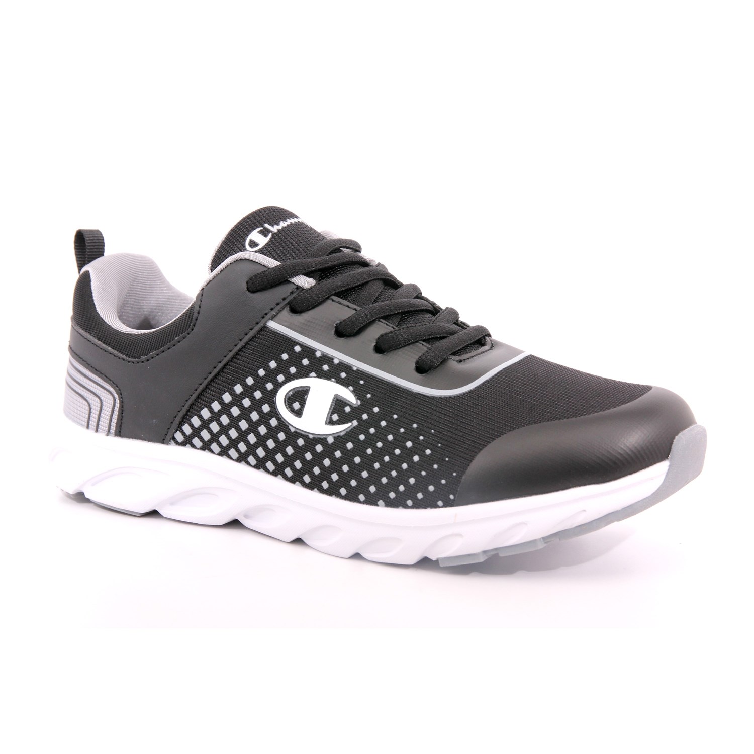 Scarpa Allacciata Champion Bambino Nero Scarpa Allacciata Champion Bambino Nero Scarpe 974 - S32468