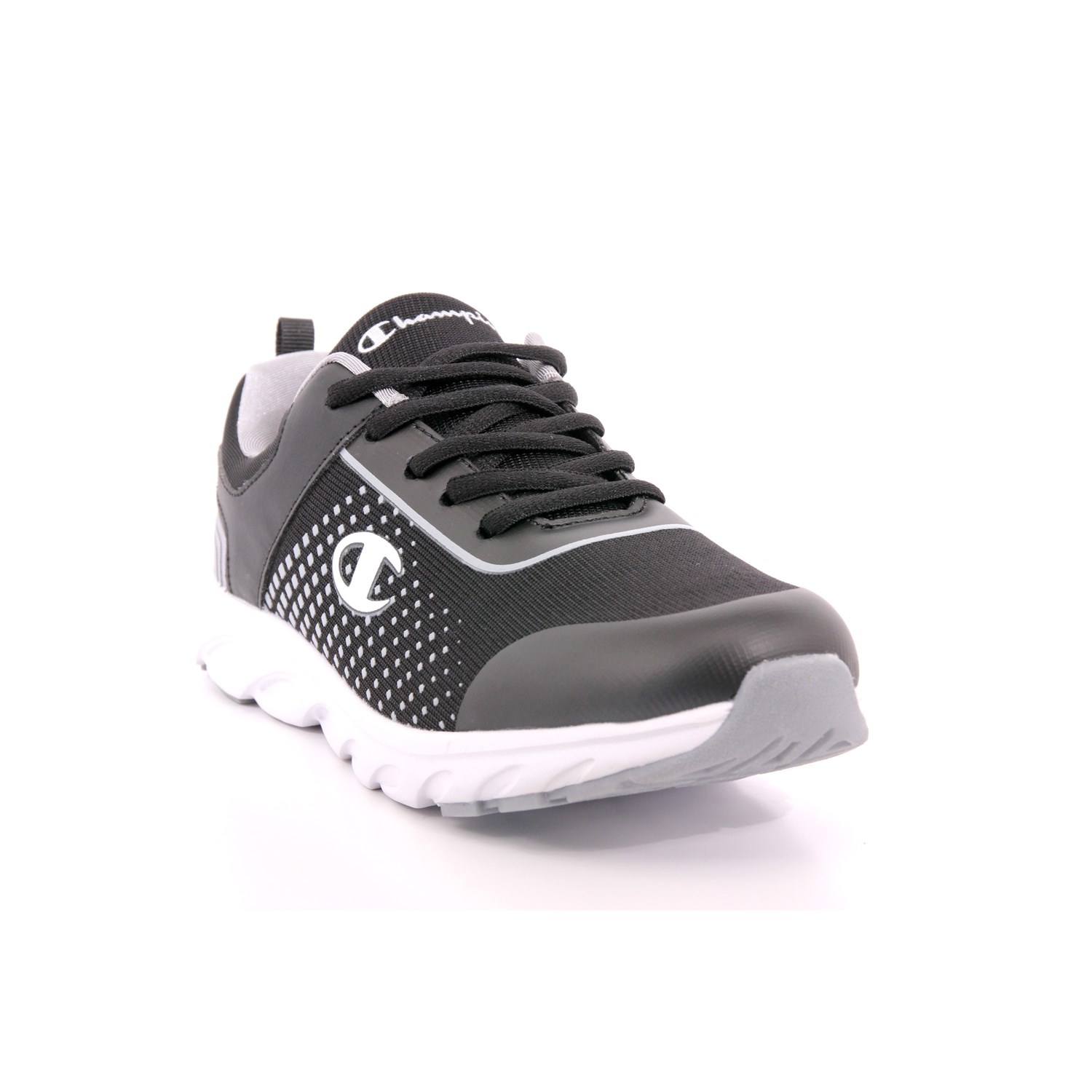 Scarpa Allacciata Champion Bambino Nero Scarpa Allacciata Champion Bambino Nero Scarpe 974 - S32468