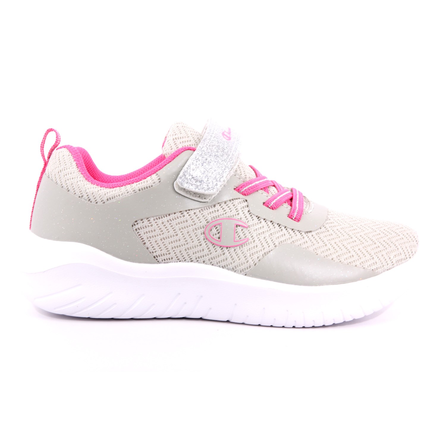 Scarpa Strappi + Elastico Champion Bambina Grigio Scarpa Strappi + Elastico Champion Bambina Grigio Scarpe 978 - S32532
