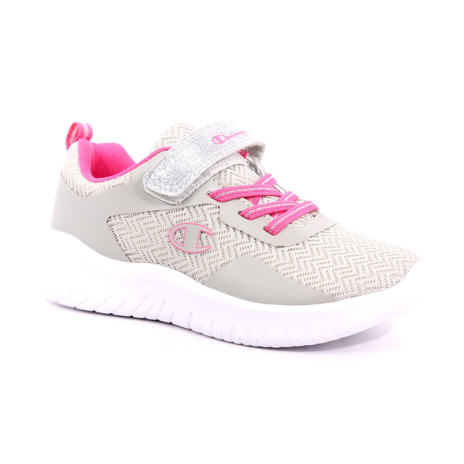 Scarpa Strappi + Elastico Champion Bambina Grigio Scarpa Strappi + Elastico Champion Bambina Grigio Scarpe 978 - S32532