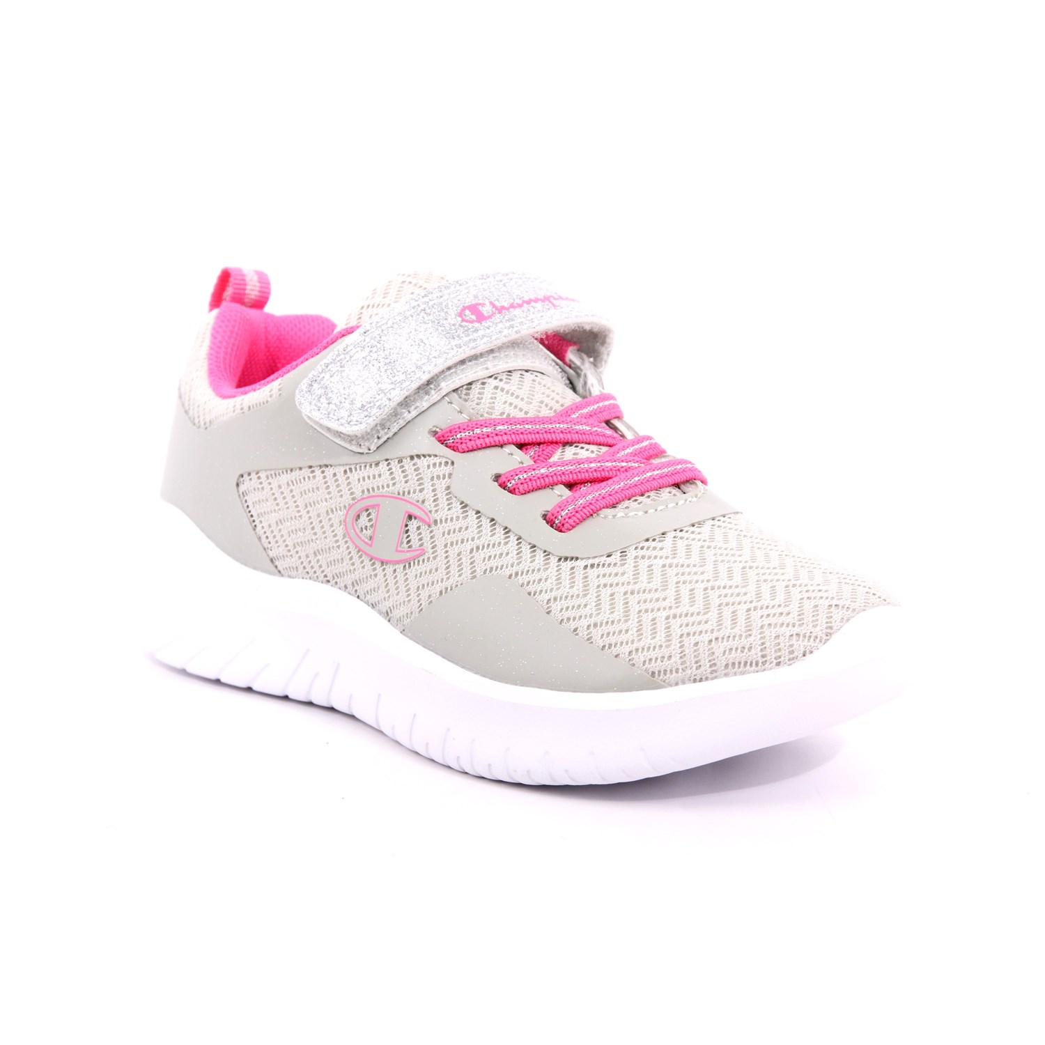 Scarpa Strappi + Elastico Champion Bambina Grigio Scarpa Strappi + Elastico Champion Bambina Grigio Scarpe 978 - S32532