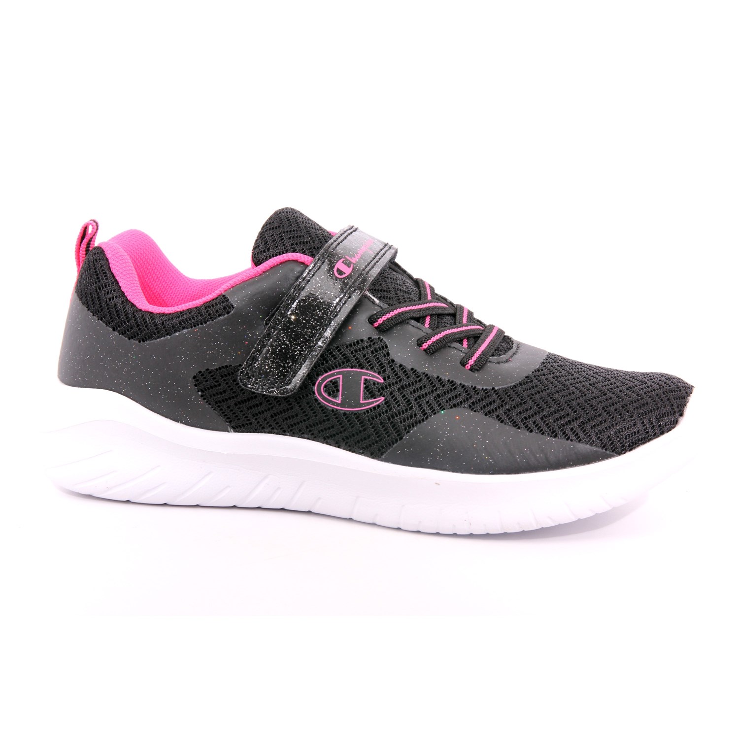 Scarpa Strappi + Elastico Champion Bambina Nero Scarpa Strappi + Elastico Champion Bambina Nero Scarpe 979 - S32532