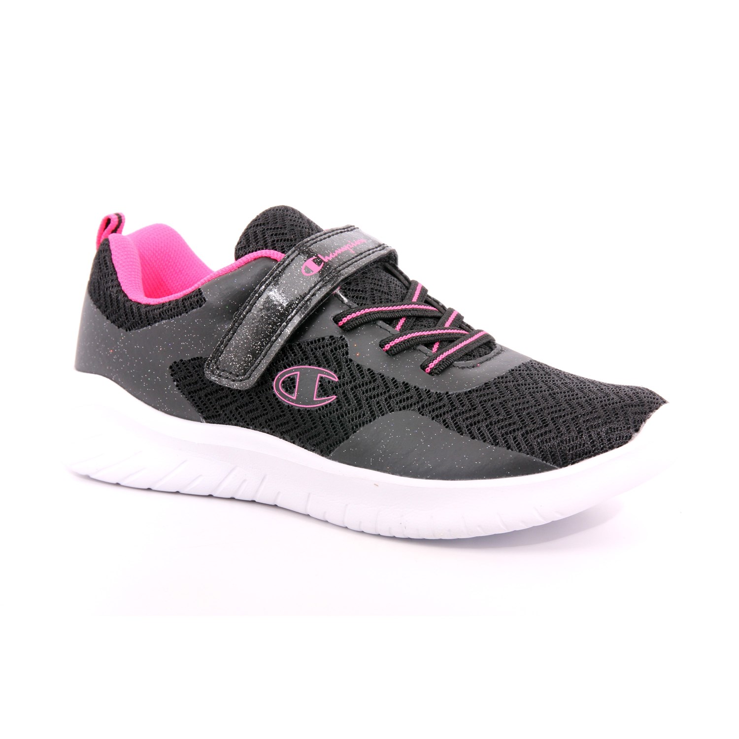 Scarpa Strappi + Elastico Champion Bambina Nero Scarpa Strappi + Elastico Champion Bambina Nero Scarpe 979 - S32532
