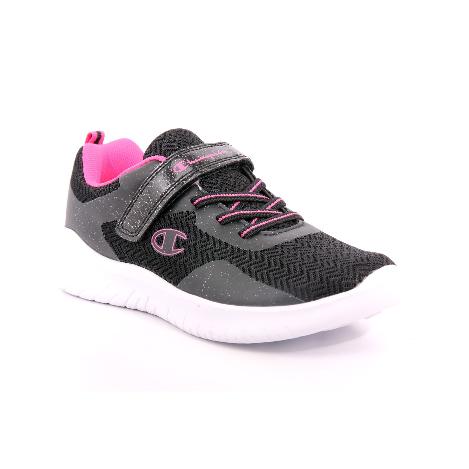 Scarpa Strappi + Elastico Champion Bambina Nero Scarpa Strappi + Elastico Champion Bambina Nero Scarpe 979 - S32532