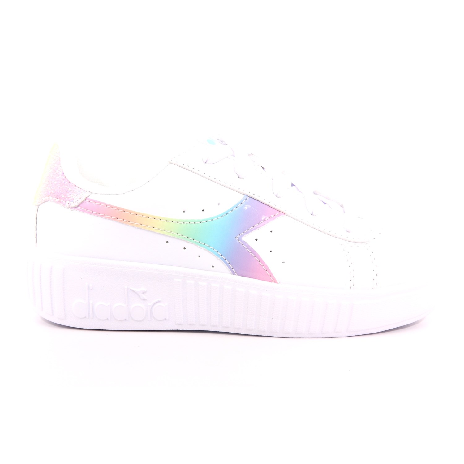 Scarpa Allacciata Diadora Bambina Bianco Scarpa Allacciata Diadora Bambina Bianco Scarpe 421 - 101.179249