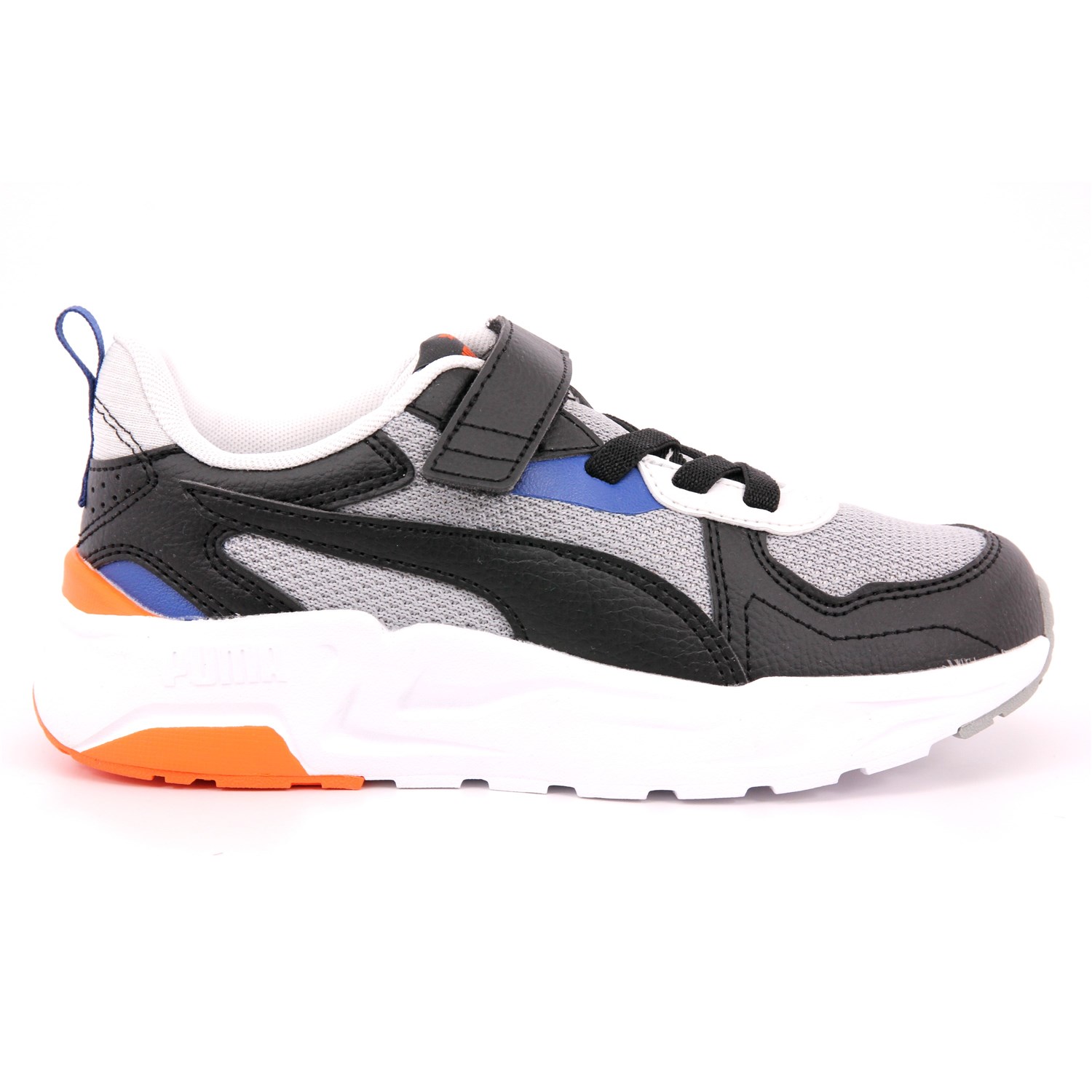 Scarpa Strappi + Elastico Puma Bambino Grigio Scarpa Strappi + Elastico Puma Bambino Grigio Scarpe 1134 - 39148003