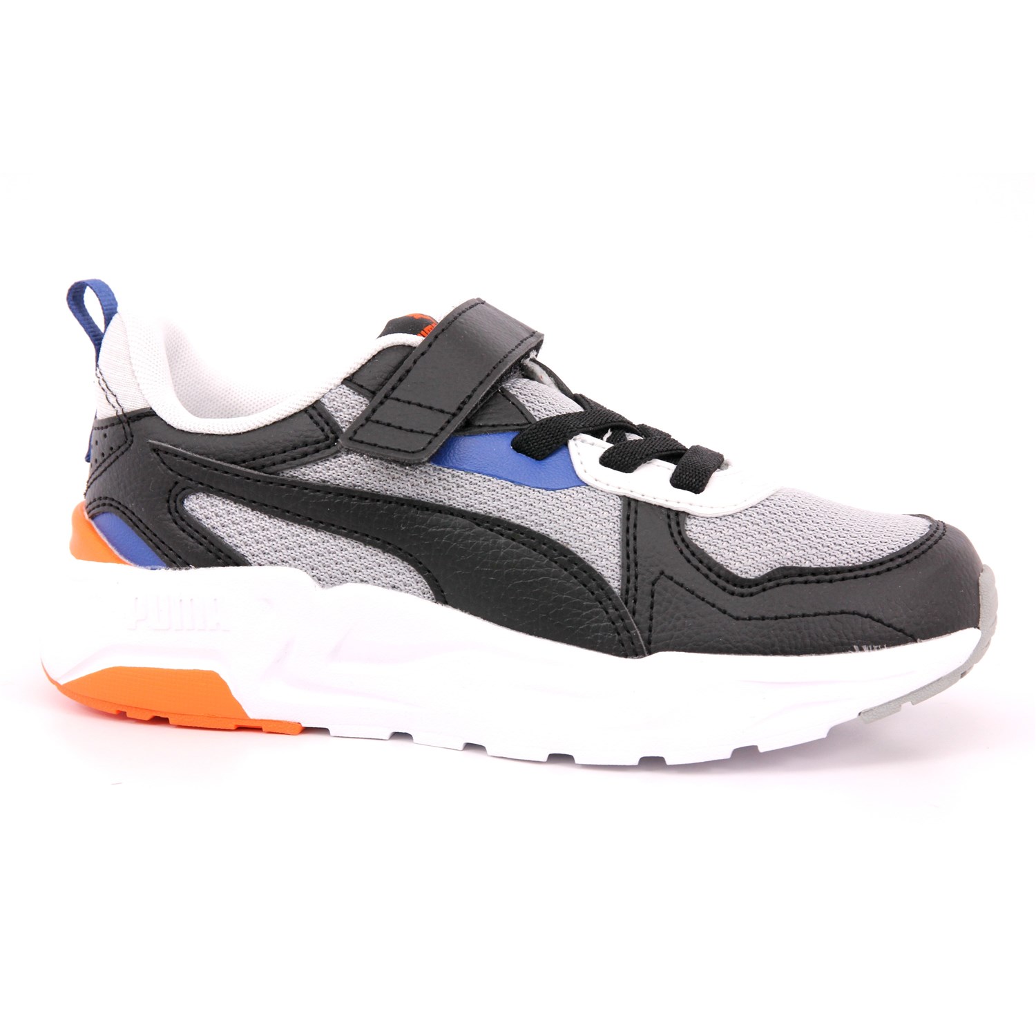 Scarpa Strappi + Elastico Puma Bambino Grigio Scarpa Strappi + Elastico Puma Bambino Grigio Scarpe 1134 - 39148003