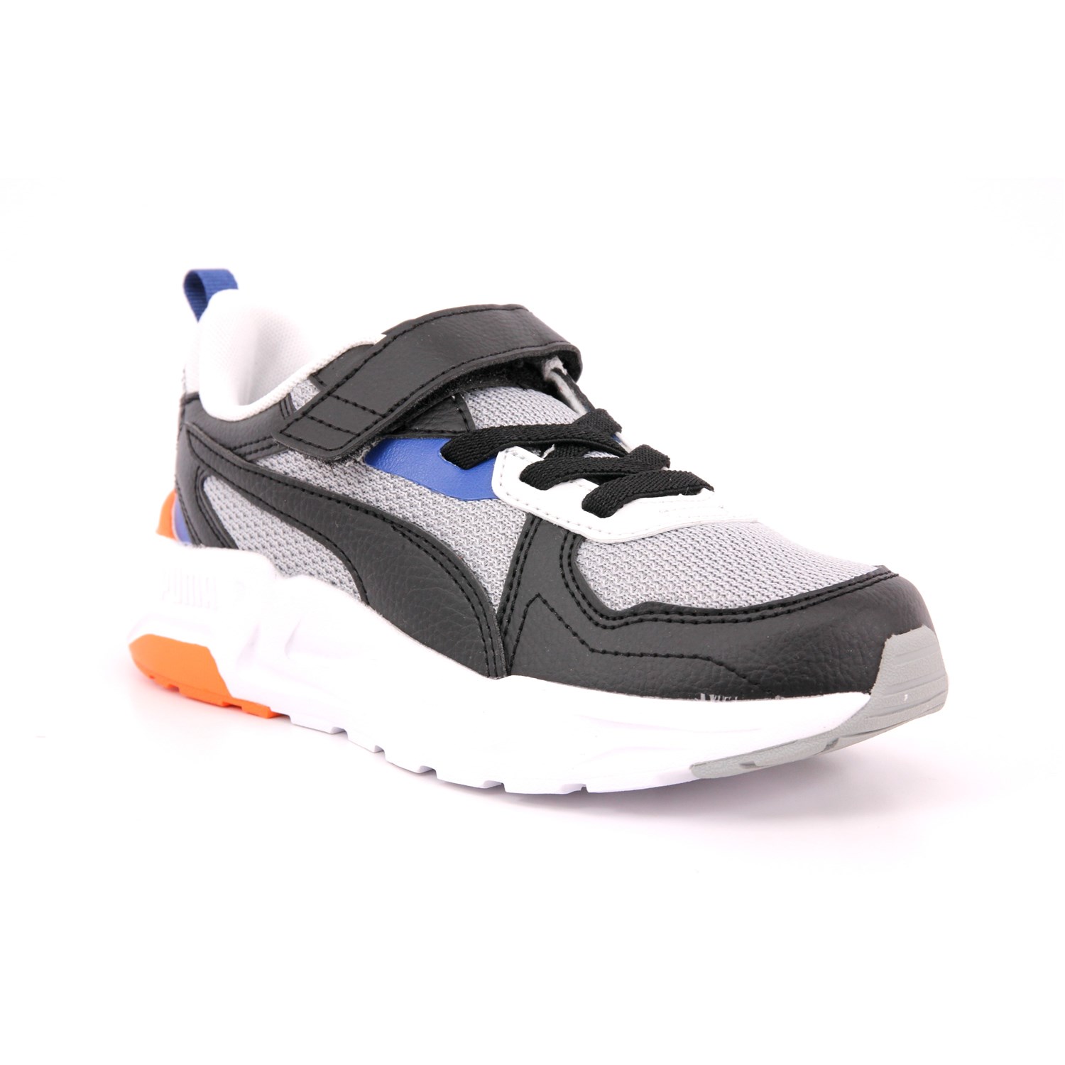 Scarpa Strappi + Elastico Puma Bambino Grigio Scarpa Strappi + Elastico Puma Bambino Grigio Scarpe 1134 - 39148003