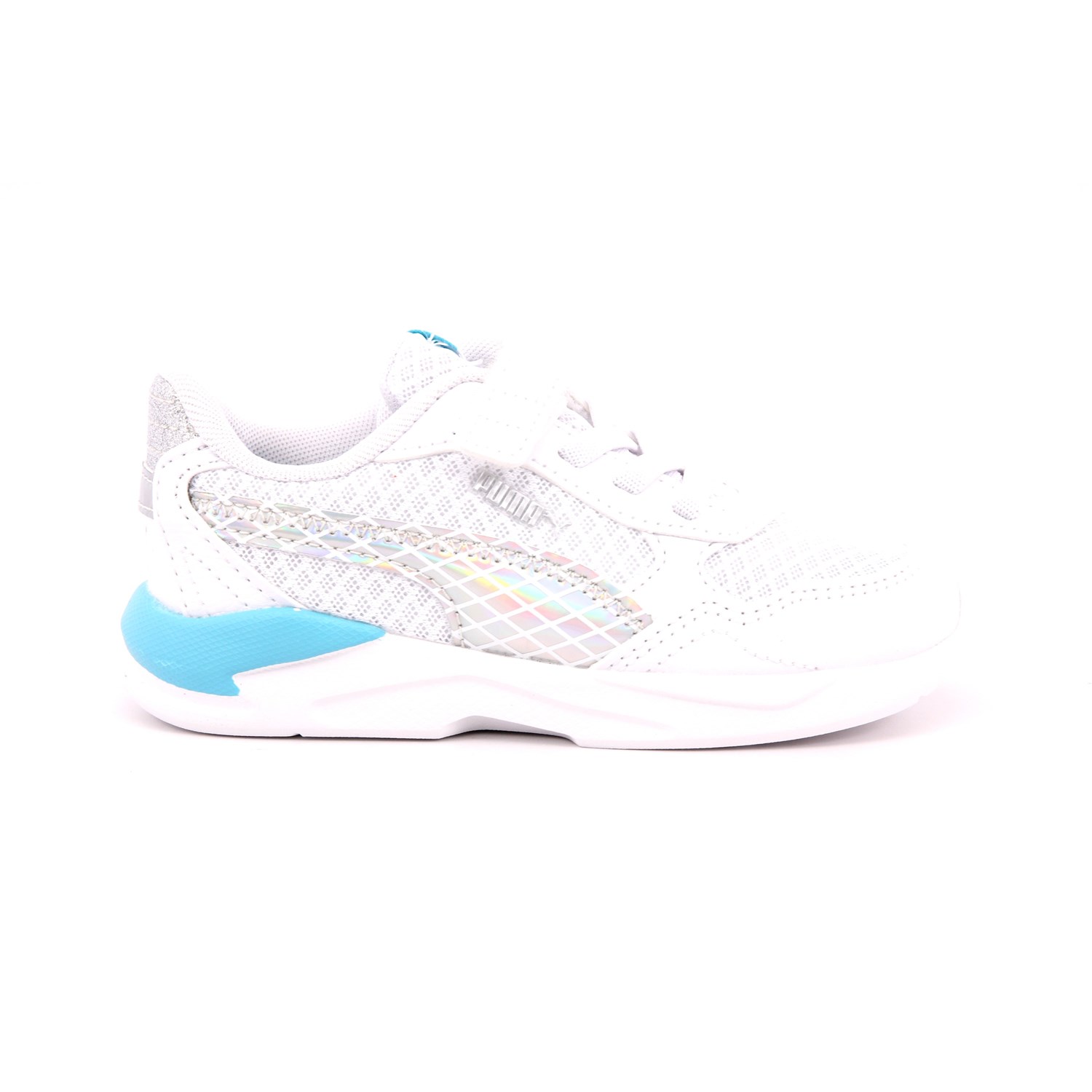 Scarpa Strappi + Elastico Puma Bambina Bianco Scarpa Strappi + Elastico Puma Bambina Bianco Scarpe 1136 - 39204401