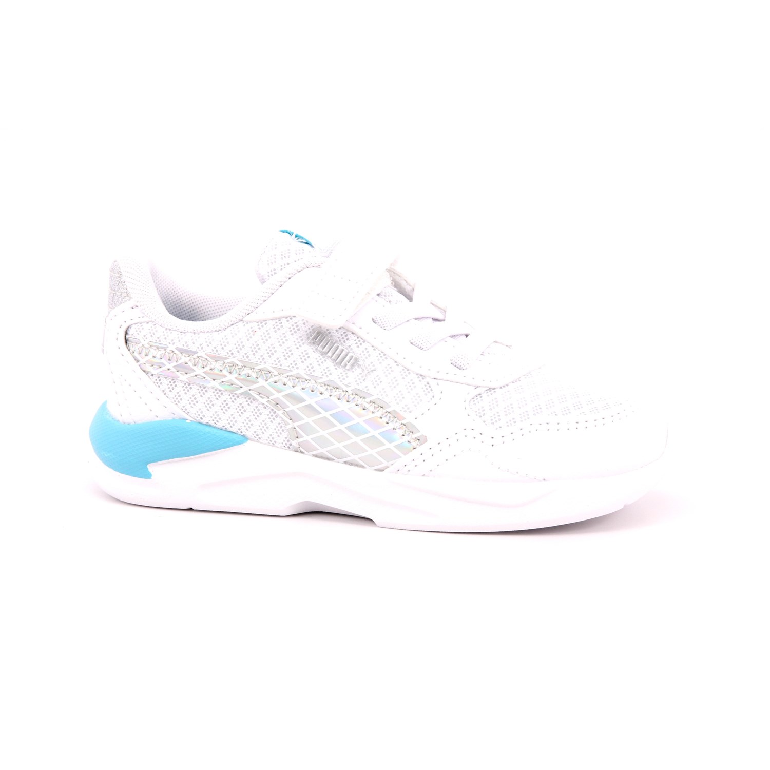 Scarpa Strappi + Elastico Puma Bambina Bianco Scarpa Strappi + Elastico Puma Bambina Bianco Scarpe 1136 - 39204401