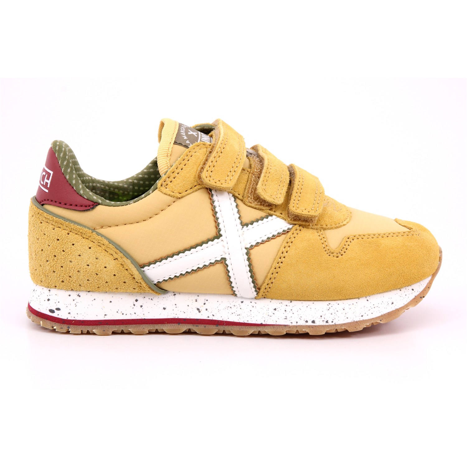 Scarpa Strappi Munich Bambino Giallo Ocra Scarpa Strappi Munich Bambino Giallo Ocra Scarpe 166 - 8207501