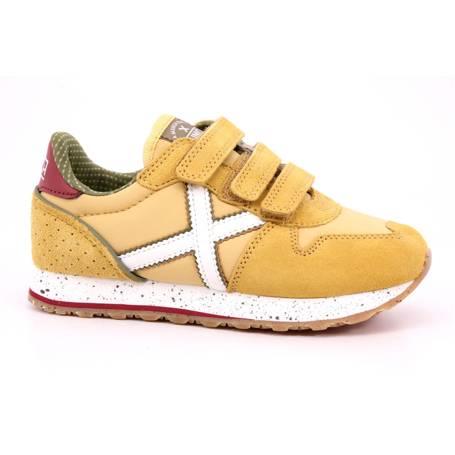 Scarpa Strappi Munich Bambino Giallo Ocra Scarpa Strappi Munich Bambino Giallo Ocra Scarpe 166 - 8207501