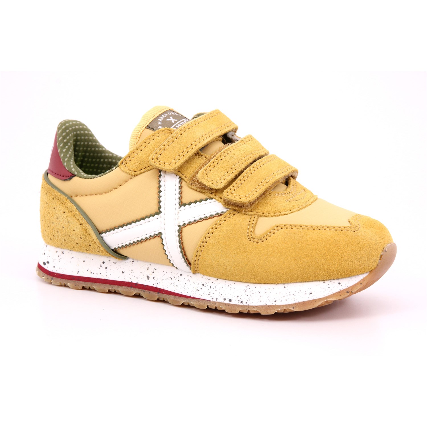 Scarpa Strappi Munich Bambino Giallo Ocra Scarpa Strappi Munich Bambino Giallo Ocra Scarpe 166 - 8207501