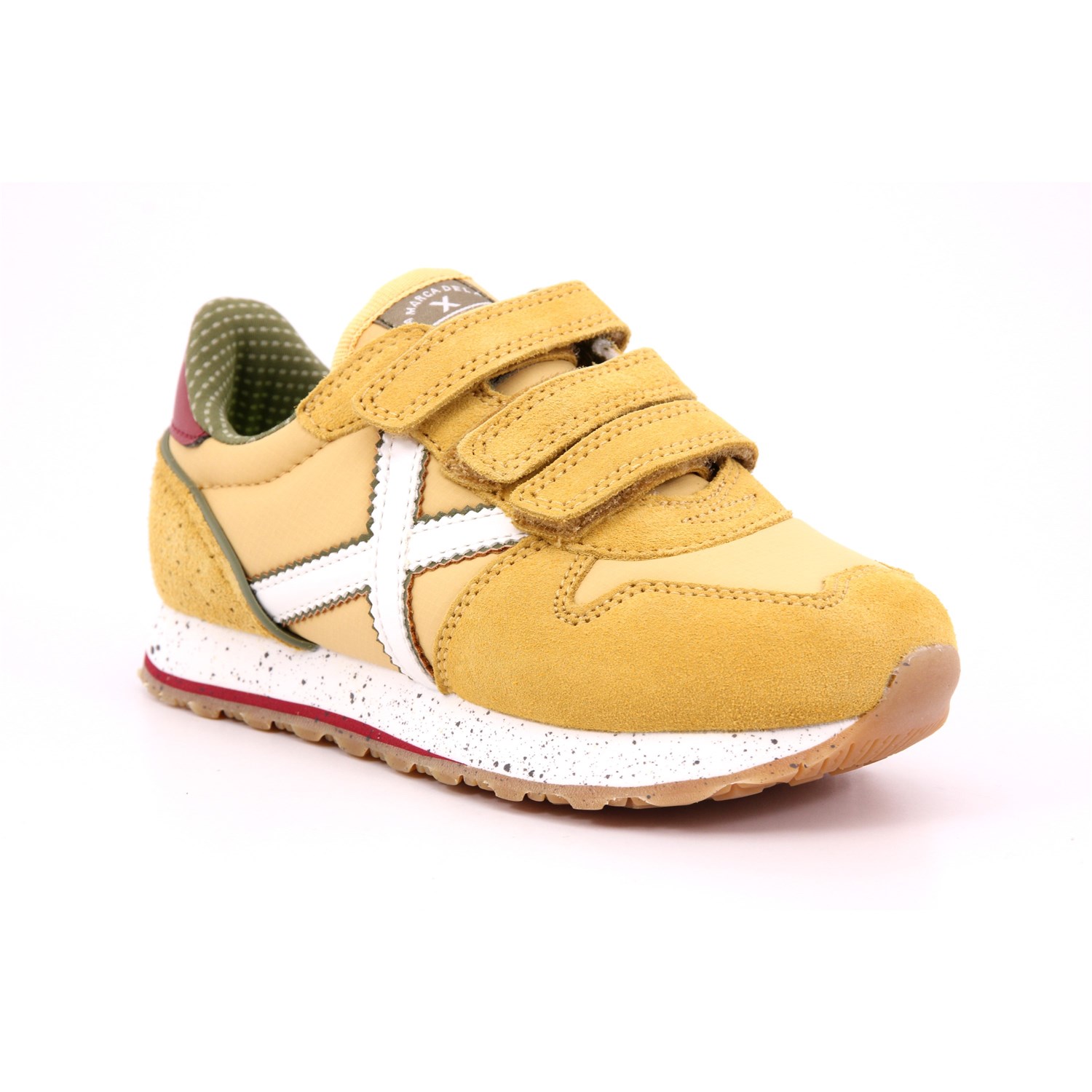 Scarpa Strappi Munich Bambino Giallo Ocra Scarpa Strappi Munich Bambino Giallo Ocra Scarpe 166 - 8207501