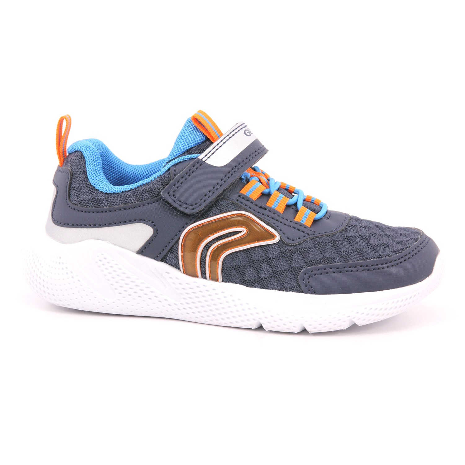 Scarpa Strappi + Elastico Geox Bambino Blu Scarpa Strappi + Elastico Geox Bambino Blu Scarpe 487 - J25GBB