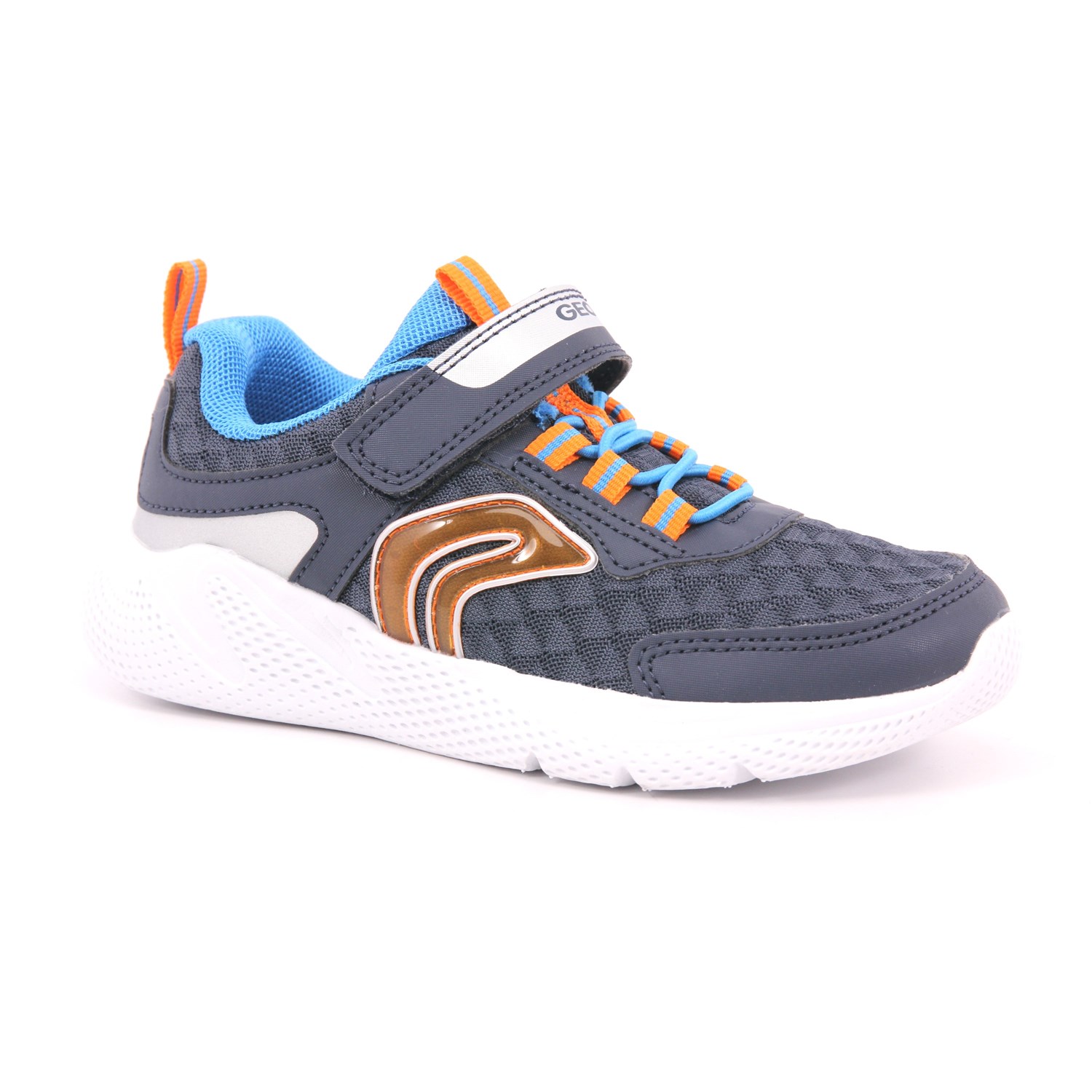 Scarpa Strappi + Elastico Geox Bambino Blu Scarpa Strappi + Elastico Geox Bambino Blu Scarpe 487 - J25GBB
