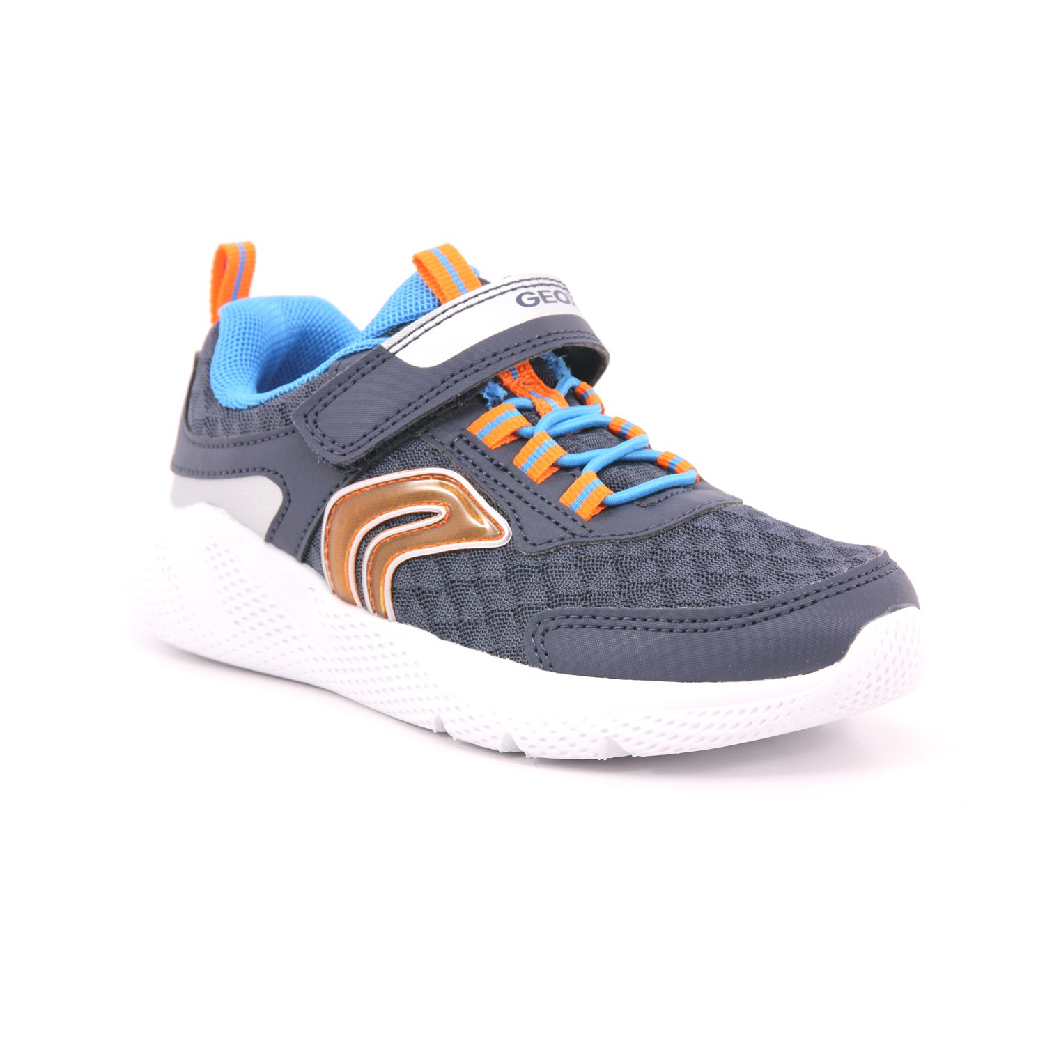 Scarpa Strappi + Elastico Geox Bambino Blu Scarpa Strappi + Elastico Geox Bambino Blu Scarpe 487 - J25GBB