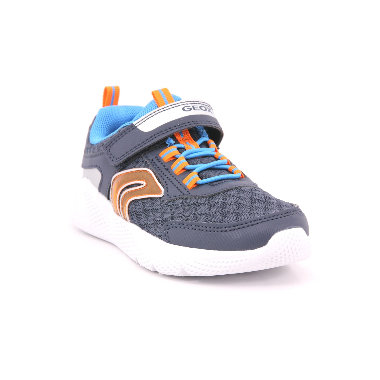 Scarpa Strappi + Elastico Geox Bambino Blu Scarpa Strappi + Elastico Geox Bambino Blu Scarpe 487 - J25GBB