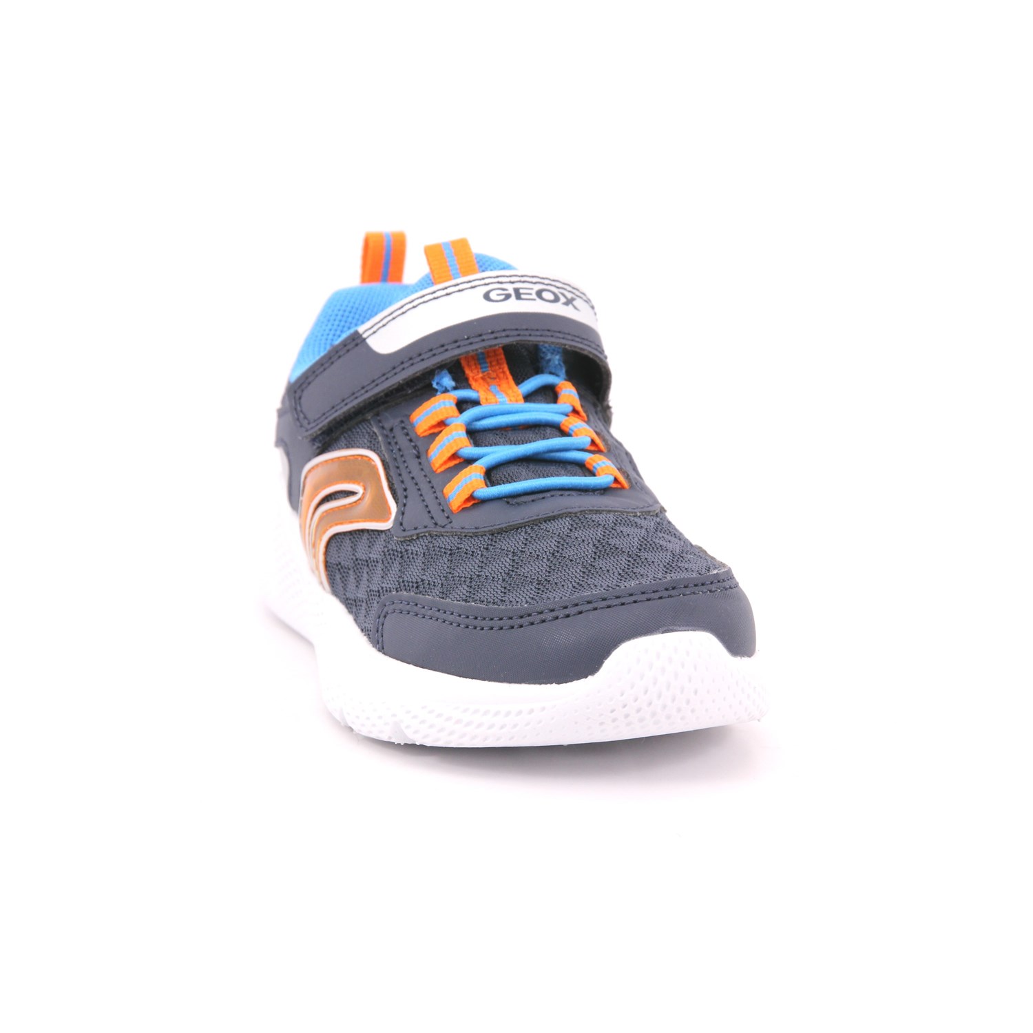 Scarpa Strappi + Elastico Geox Bambino Blu Scarpa Strappi + Elastico Geox Bambino Blu Scarpe 487 - J25GBB