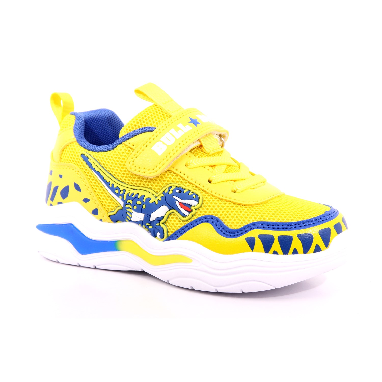 Scarpa Strappi + Elastico Bull Boys Bambino Giallo Scarpa Strappi + Elastico Bull Boys Bambino Giallo Scarpe 25 - DNAL3370