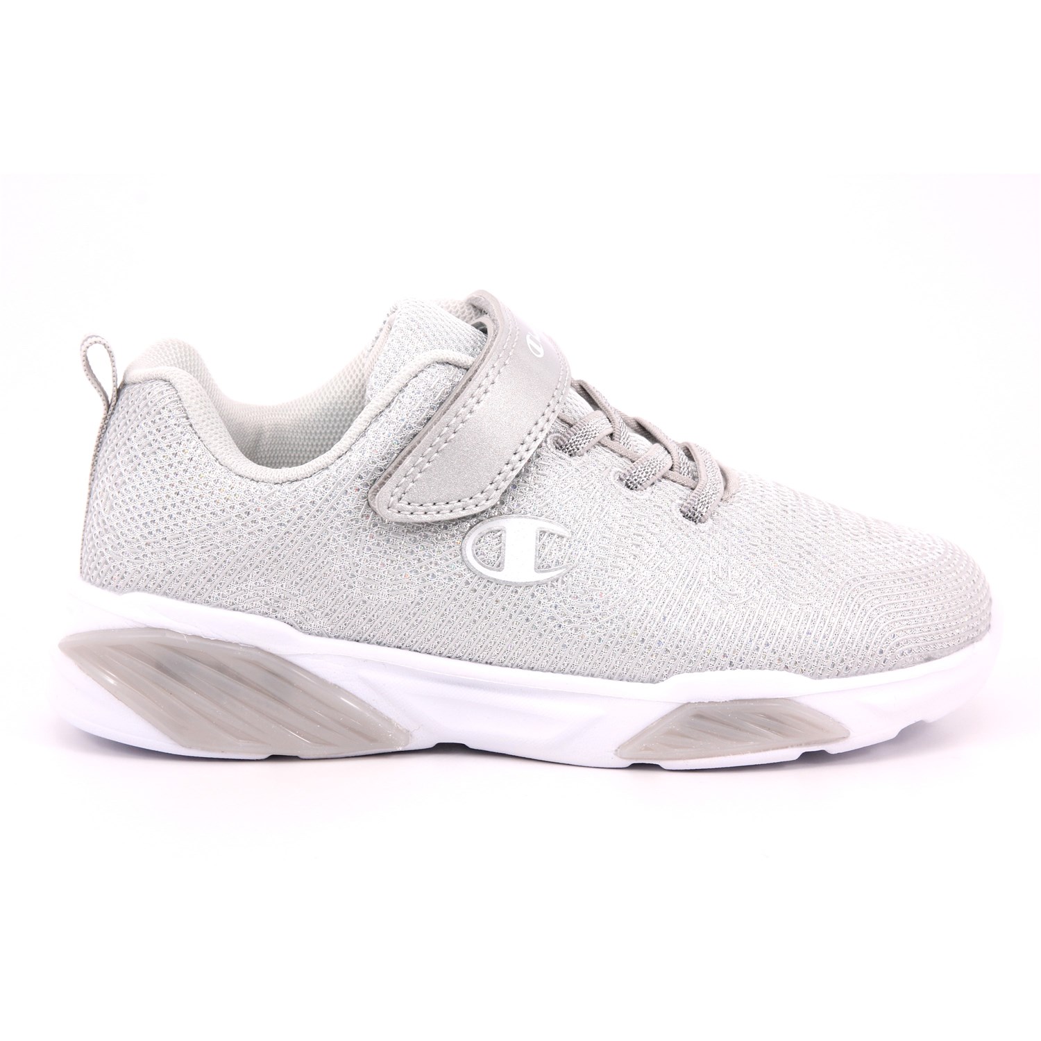 Scarpa Strappi + Elastico Champion Bambina Argento Scarpa Strappi + Elastico Champion Bambina Argento Scarpe 995 - S32780