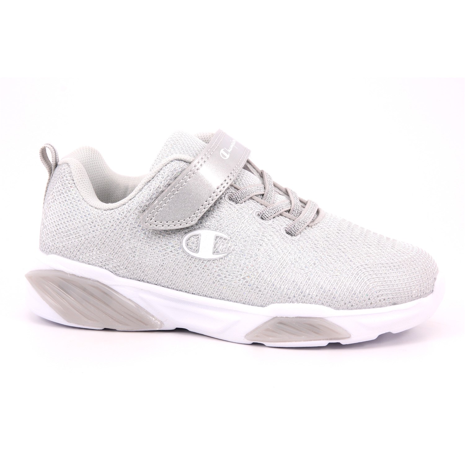 Scarpa Strappi + Elastico Champion Bambina Argento Scarpa Strappi + Elastico Champion Bambina Argento Scarpe 995 - S32780