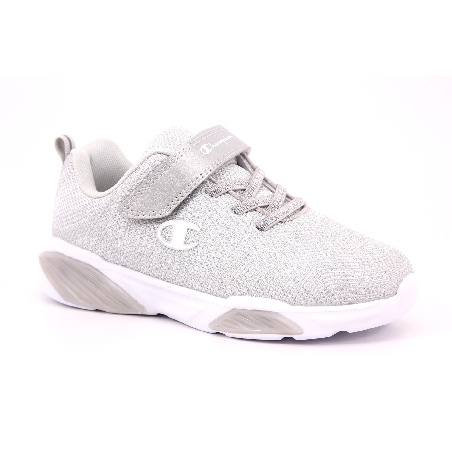 Scarpa Strappi + Elastico Champion Bambina Argento Scarpa Strappi + Elastico Champion Bambina Argento Scarpe 995 - S32780