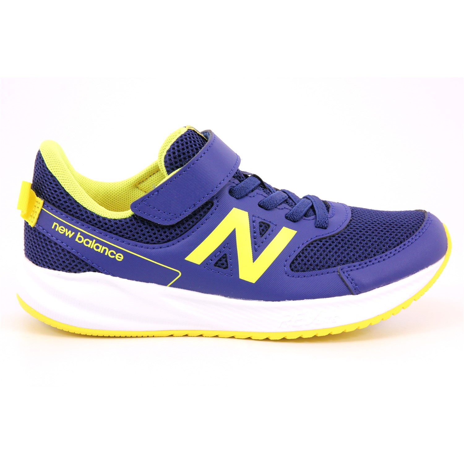 Scarpa Strappi + Elastico New Balance Bambino Blu Scarpa Strappi + Elastico New Balance Bambino Blu Scarpe 318 - YT570BY3