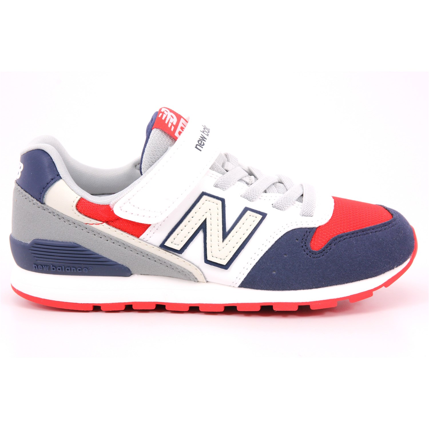 Scarpa Strappi + Elastico New Balance Bambino Blu/rosso Scarpa Strappi + Elastico New Balance Bambino Blu/rosso Scarpe 322 - YV996XE3