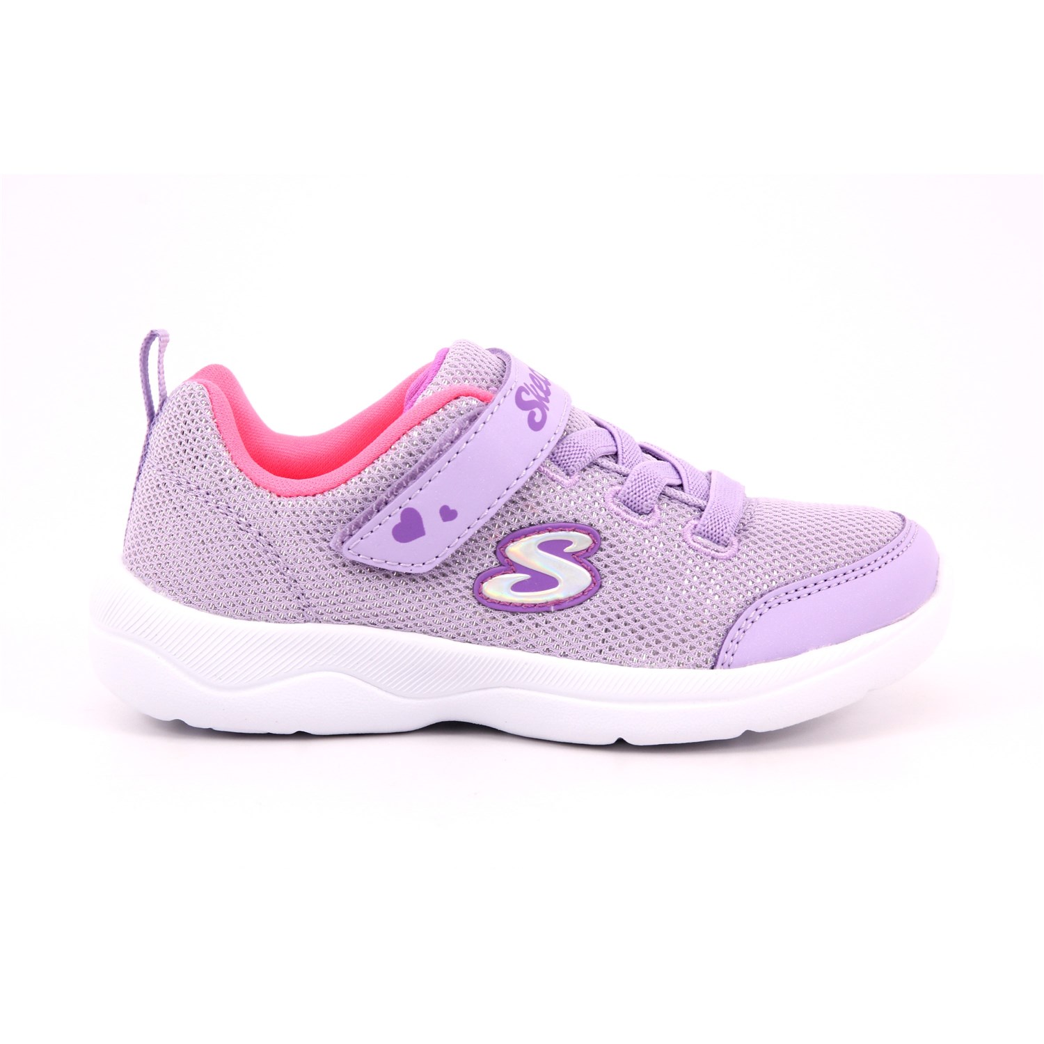 Scarpa Strappi + Elastico Skechers Bambina Lavanda Scarpa Strappi + Elastico Skechers Bambina Lavanda Scarpe 233 - 302885N