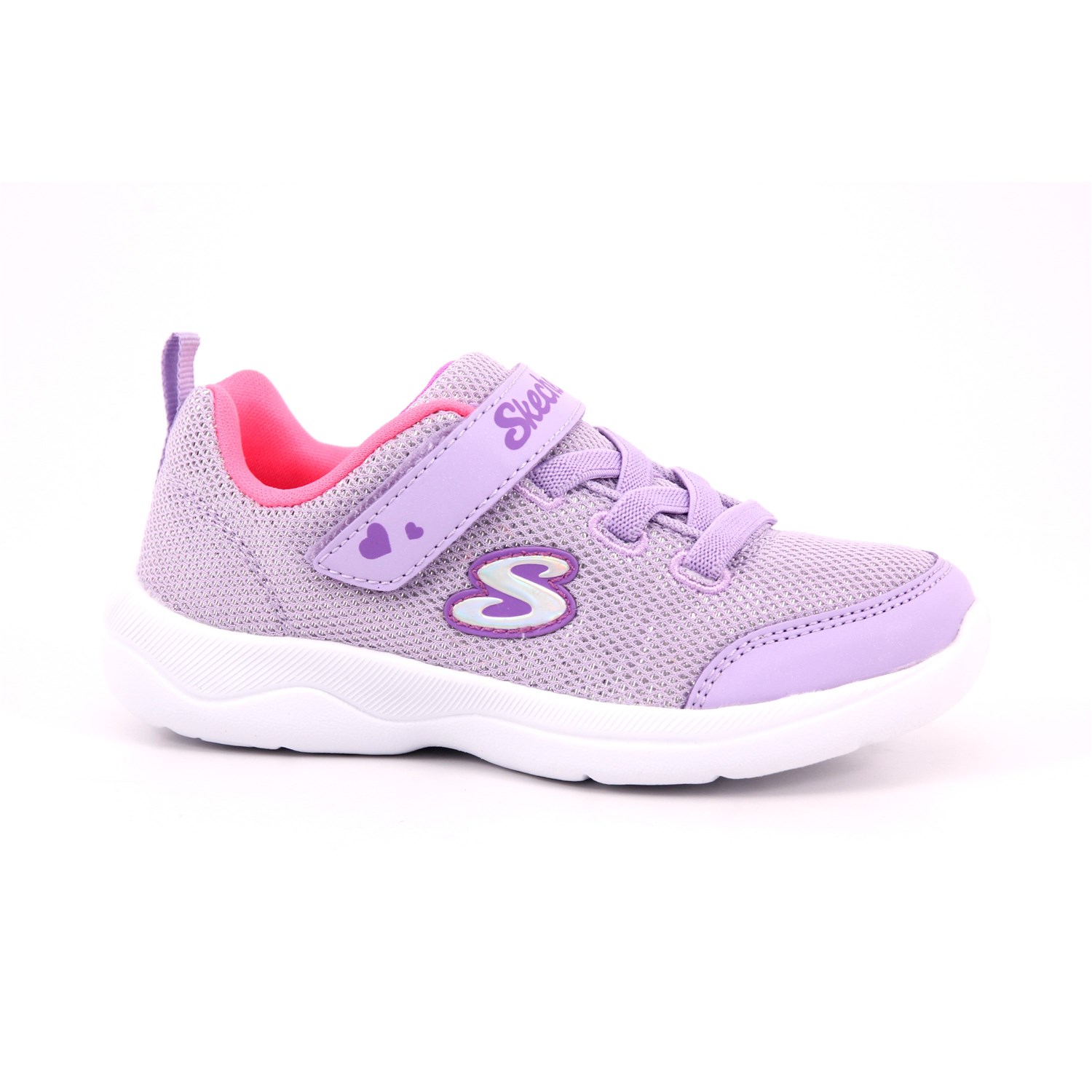 Scarpa Strappi + Elastico Skechers Bambina Lavanda Scarpa Strappi + Elastico Skechers Bambina Lavanda Scarpe 233 - 302885N